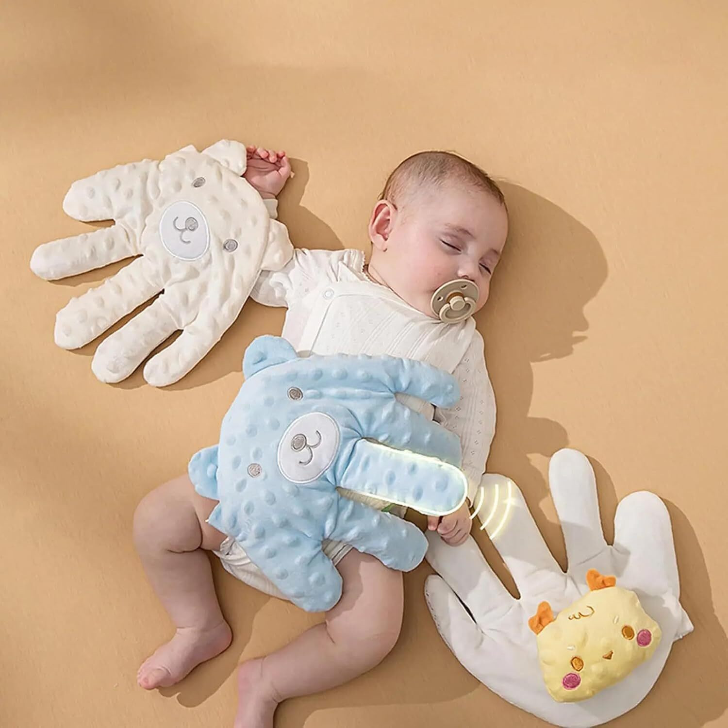 Image of MAQOiW Baby Soothing Palm, Baby Sleeping Hand, Sleep Companion for Newborns Baby Baby Cuddler