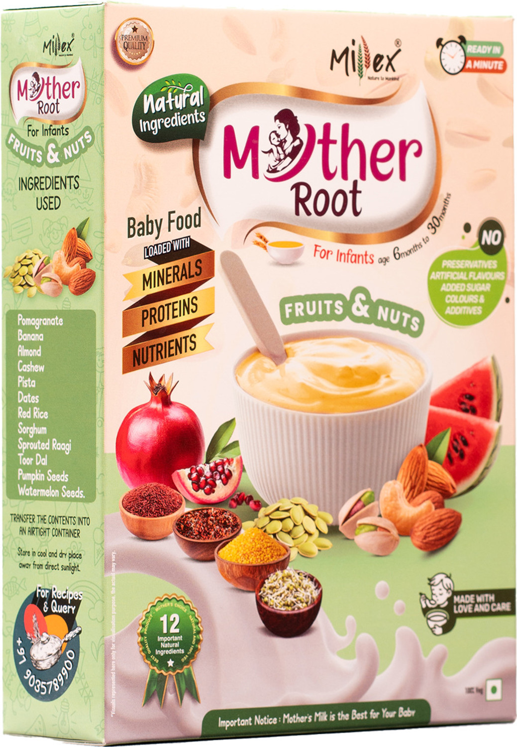 Image of Millex MotherRoot | Fruits & Nuts Cereal