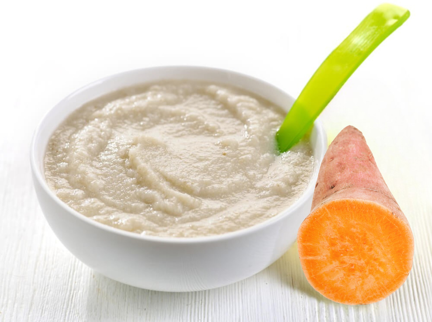 Image of BABY QAKO Sprouted Ragi, Sweet Potato Porridge Mix / No Preservatives | Instant Cereal