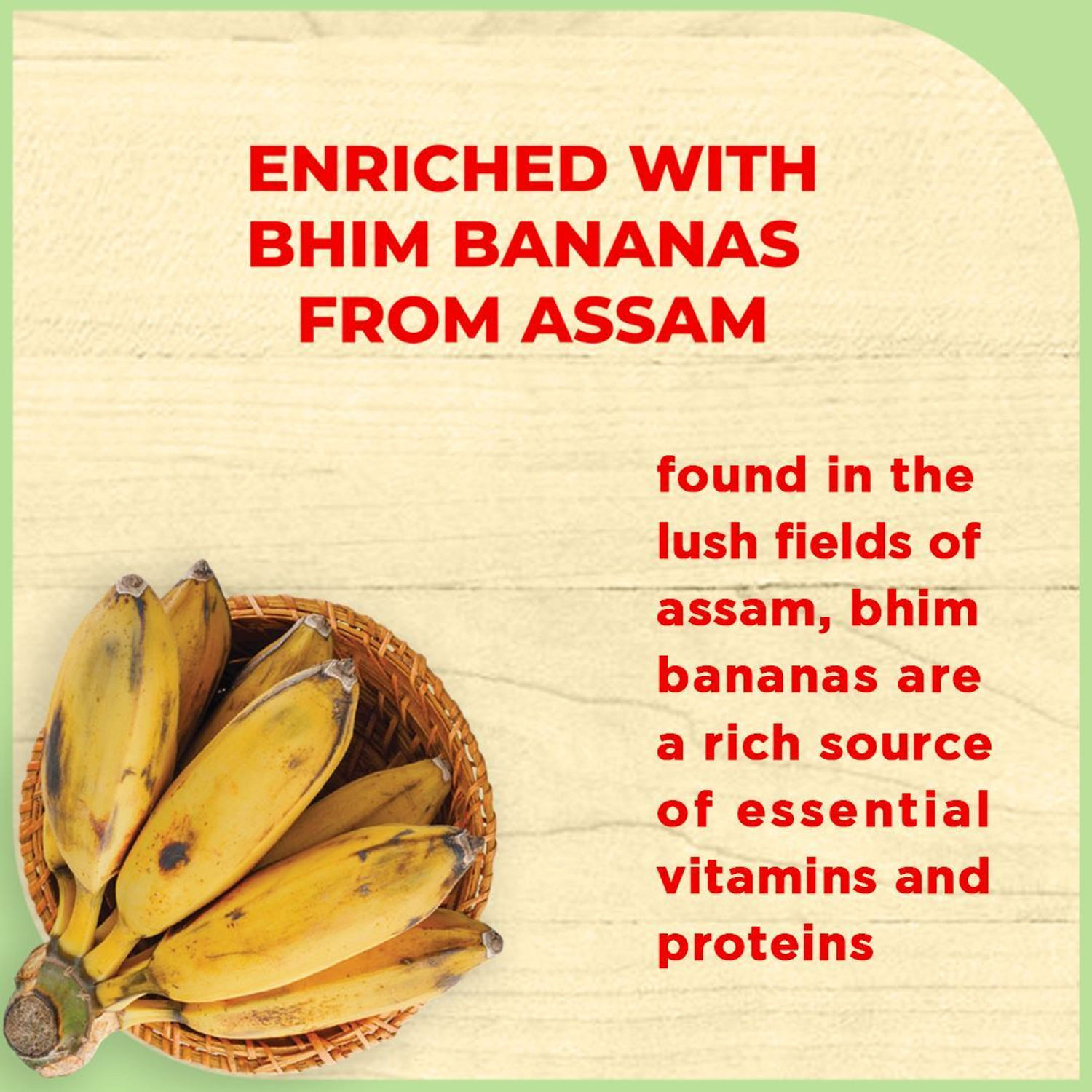 Image of Pro-To-Grow Assam Bhim Baby Cereal with Milk | Rice & Bhim Banana | Baby Food | 6�24 Months Cereal