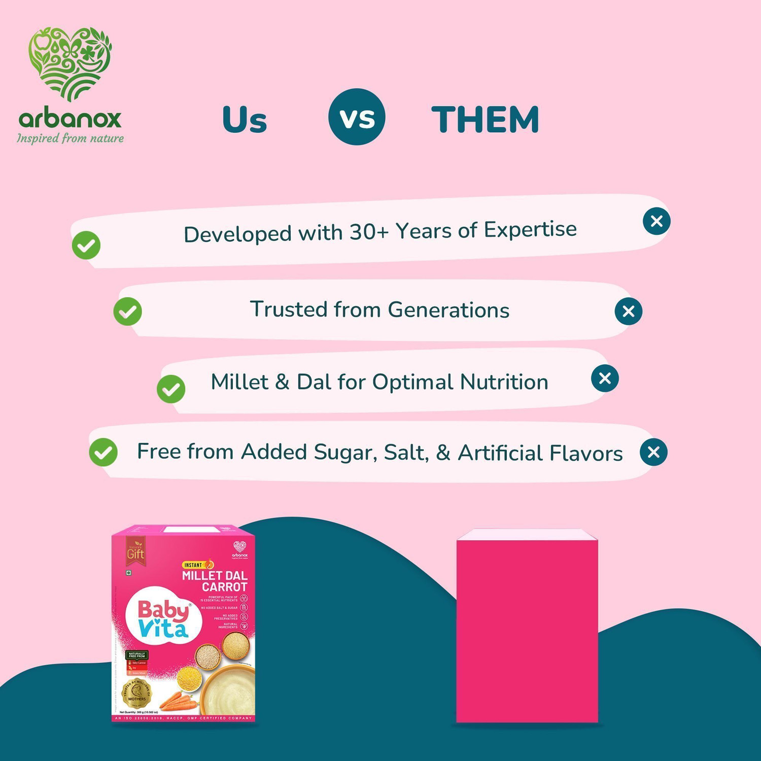 Image of Babyvita Millet Dal Carrot Mix |No Added Salt /Sugar|Expert-Developed Cereal