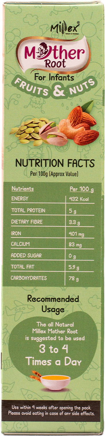 Image of Millex MotherRoot | Fruits & Nuts Cereal