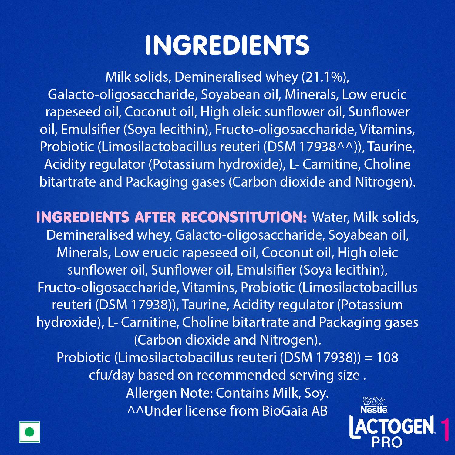 Nestle Lactogen Pro 1 Powder, 400g - Image 3