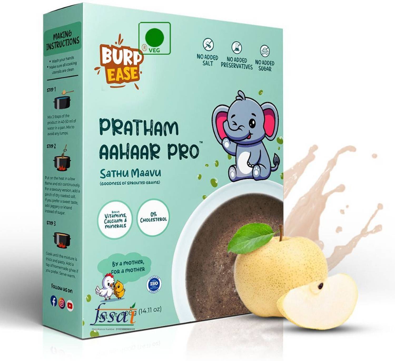 BURPEASE Pratham Aahaar Baby Food Fullfilled With Multigrain & Nu