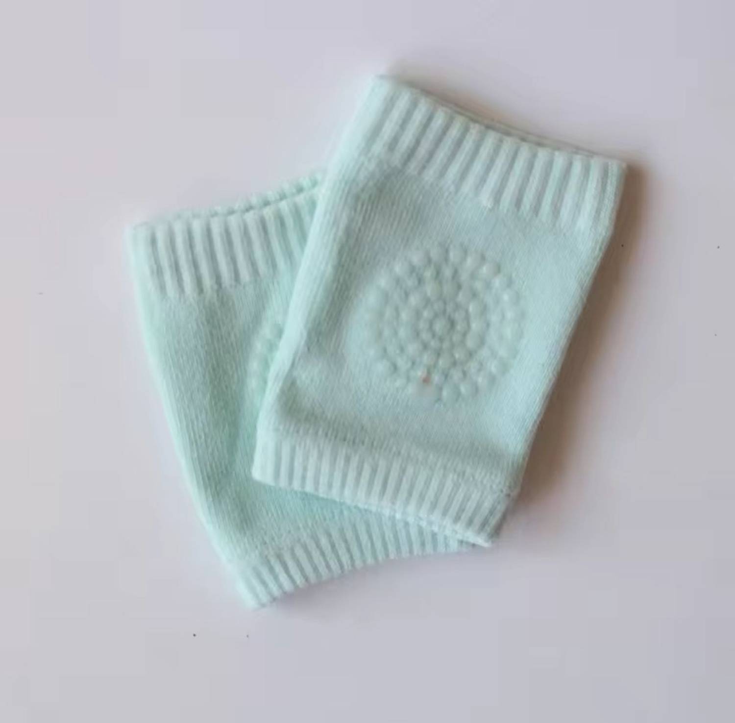 capznmore Baby Knee Guard/pad for Crawling, Toddlers Comfortable Cap for Leg Light Green Baby Knee Pads