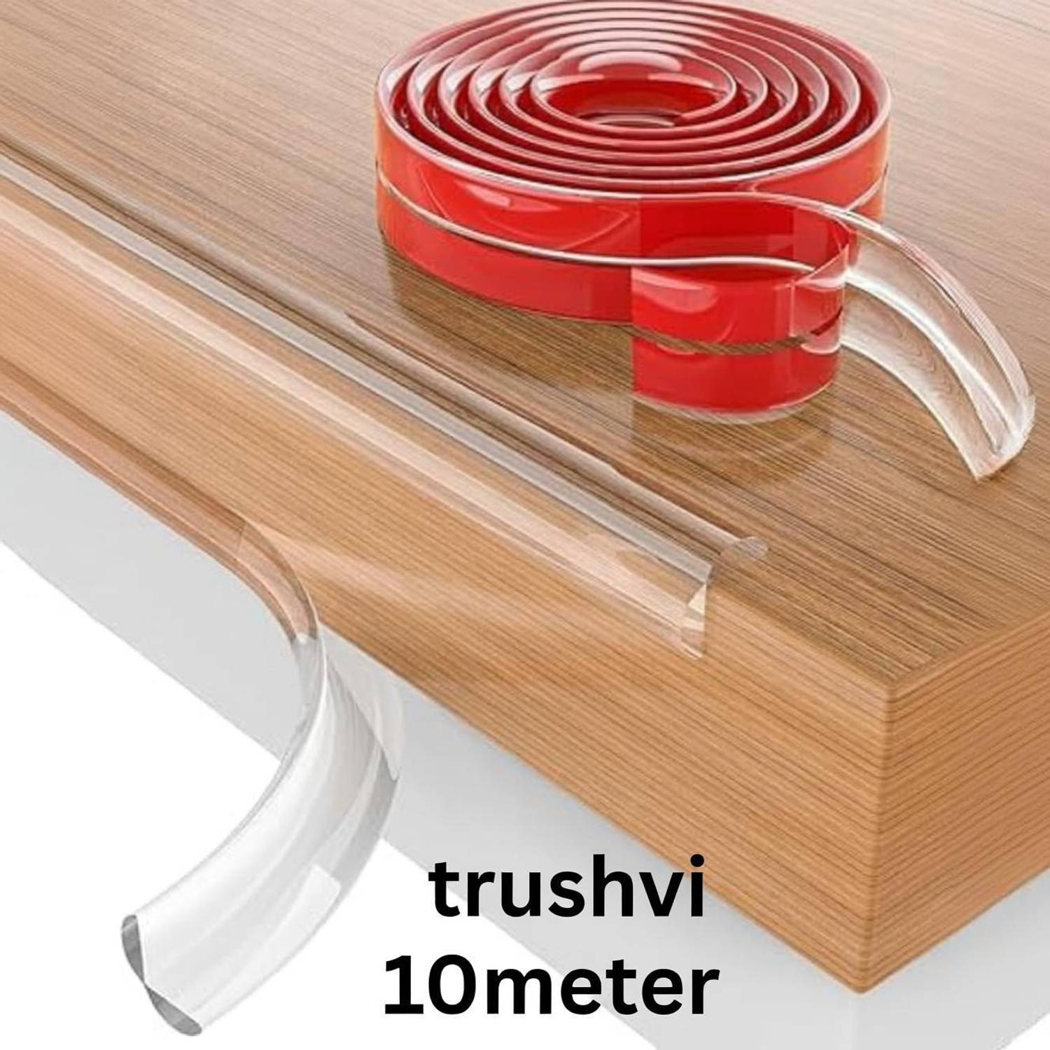 viyagee prufing 10-Meter Silicone Edge Protector Strip, Baby Proofing Edge
