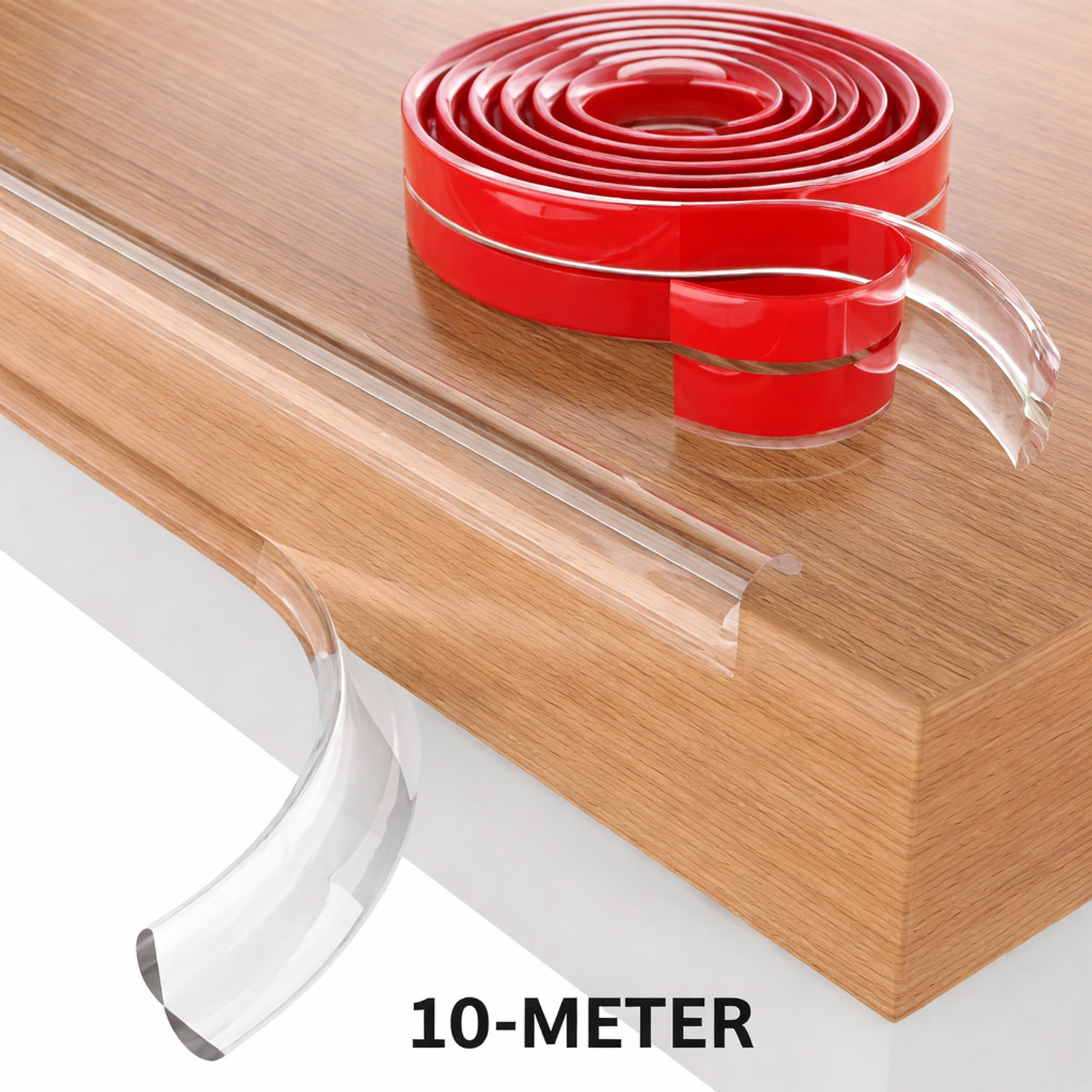 shell and turtle Transparent Baby Proof Edge Protector Roll – Soft PVC Furniture Safety Guard