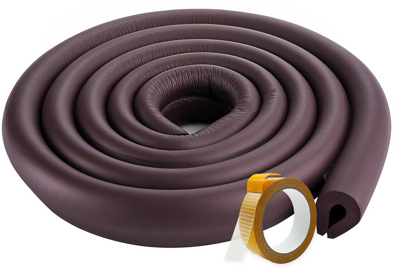 SYGA Baby Safety Strip Furniture Edge Guard Brown