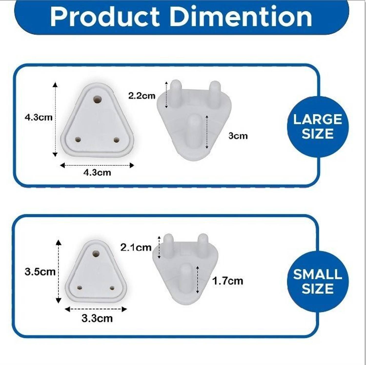 naughty kidz 12 Pack Baby Safety Socket Covers Pack of 12 - Image 5