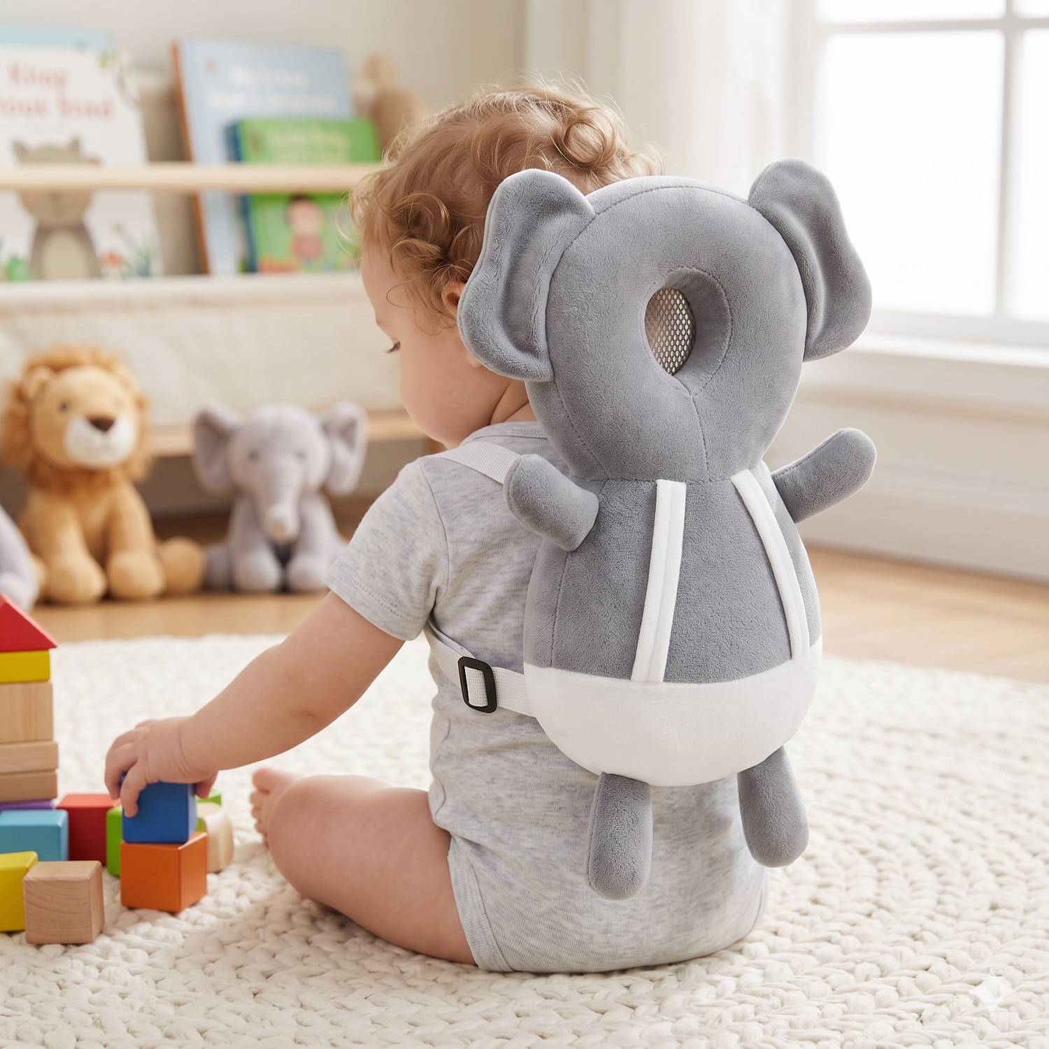 Avani MetroBuzz Baby Safety Head Protector With Cushion Pillow