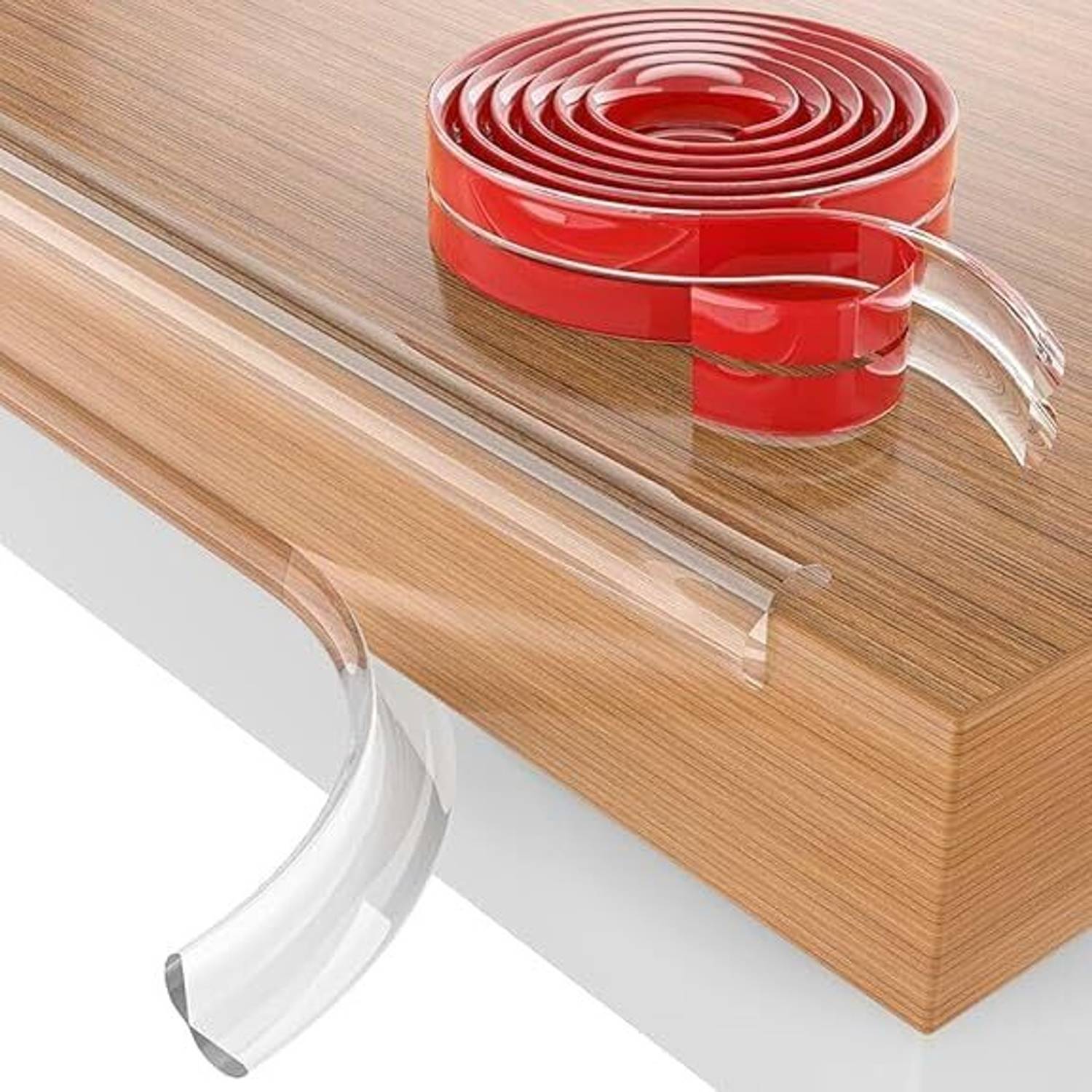 PRECHANA Silicon Edge Protector, Baby Proofing Edge Protector Strip for Kids 3 MTR