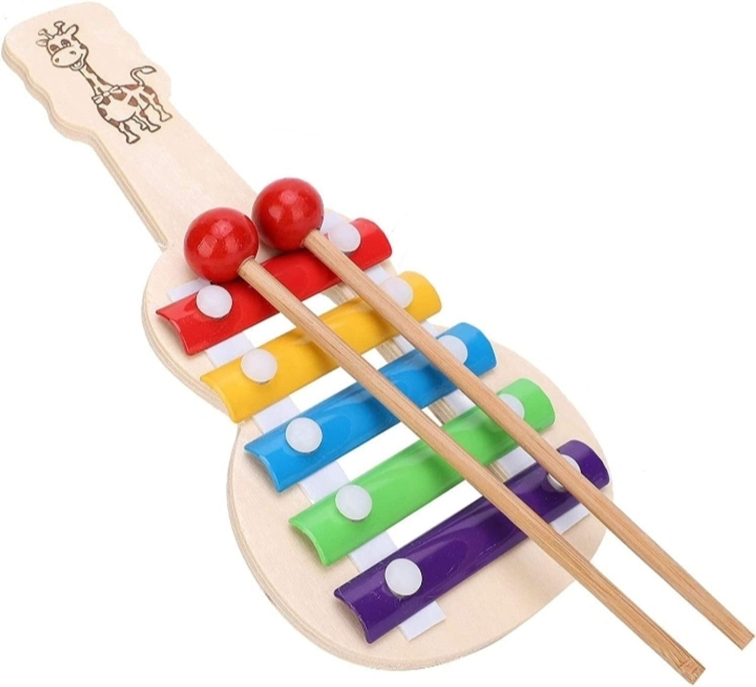 Image of Rainbowstore Wooden Wonder: Delightful Rattles for Tiny Hands and Big Smiles Rattle