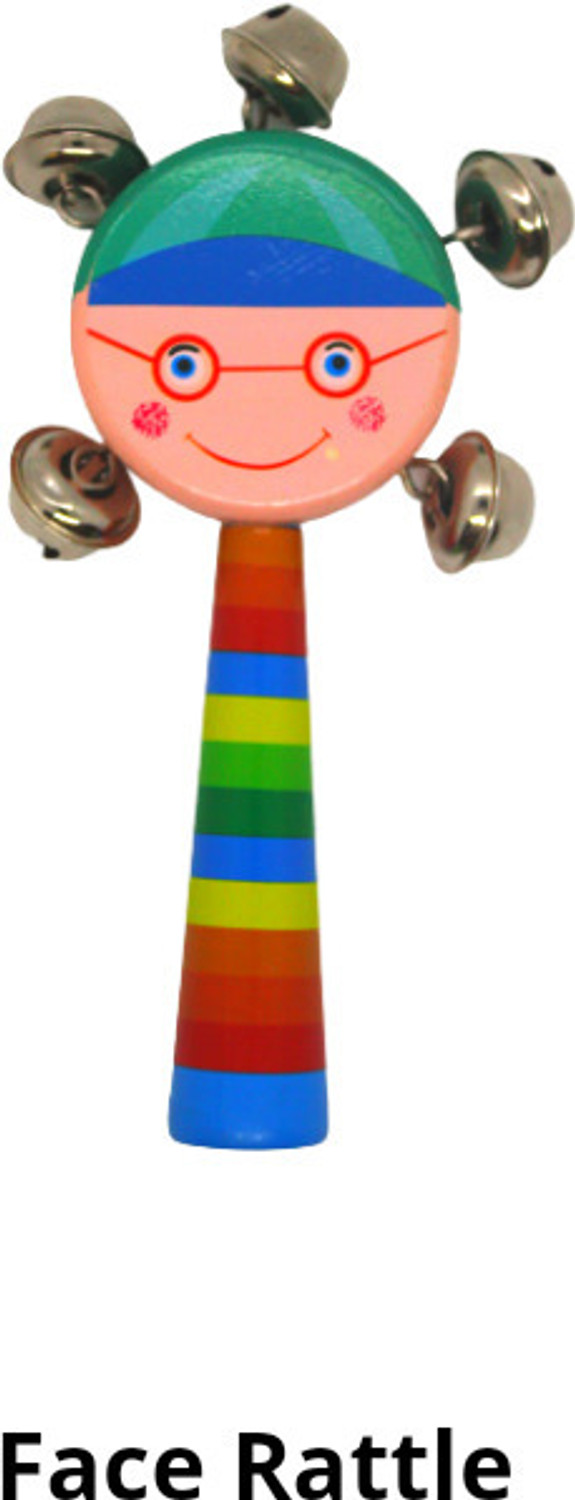 Image of Rainbowstore Wooden Wonder: Delightful Rattles for Tiny Hands and Big Smiles Rattle