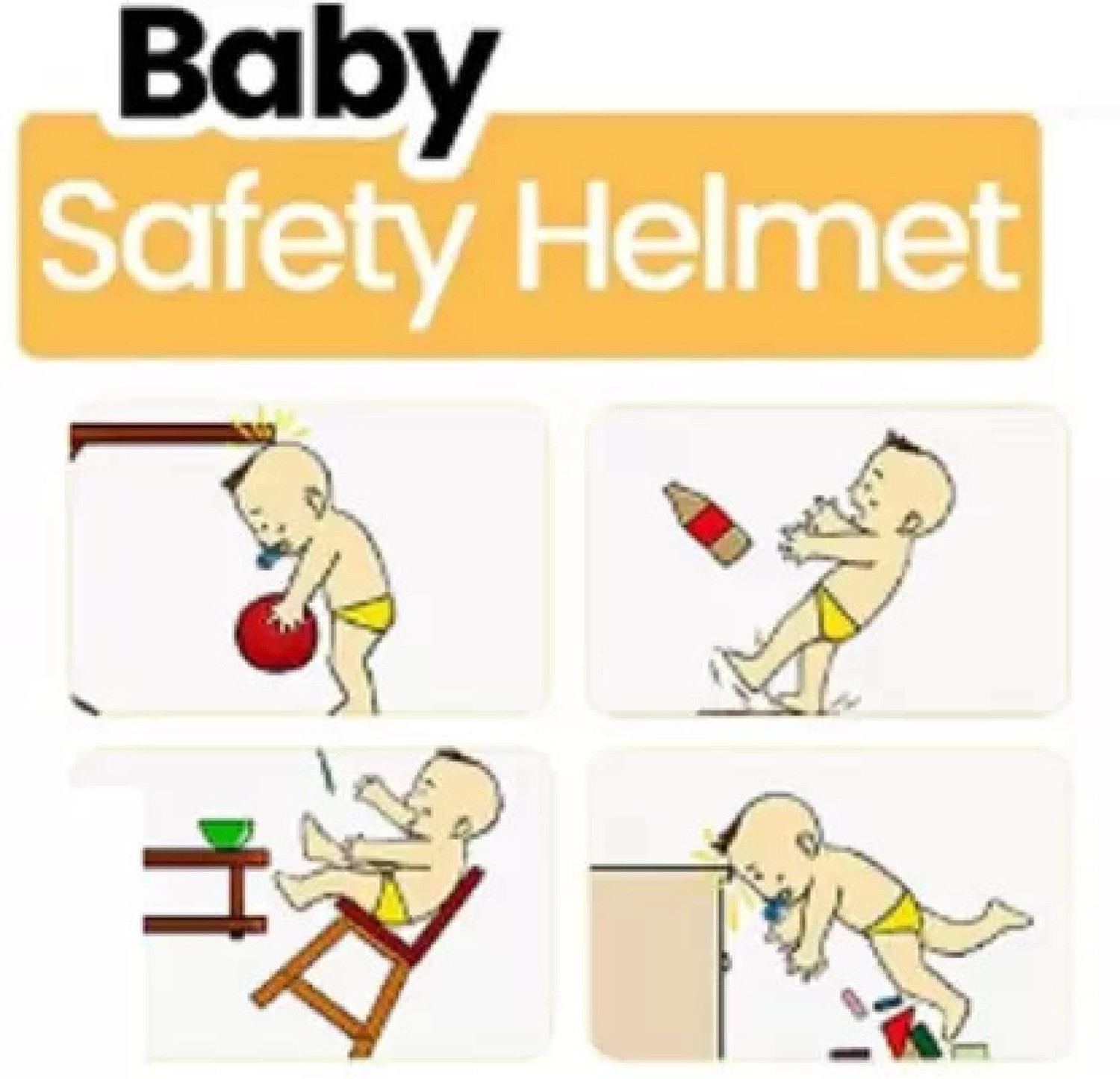 Image of Omsurajiya Safety Baby Helmet