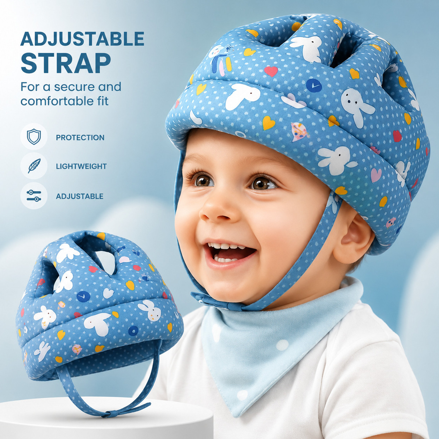 Image of Omsurajiya Safety Baby Helmet