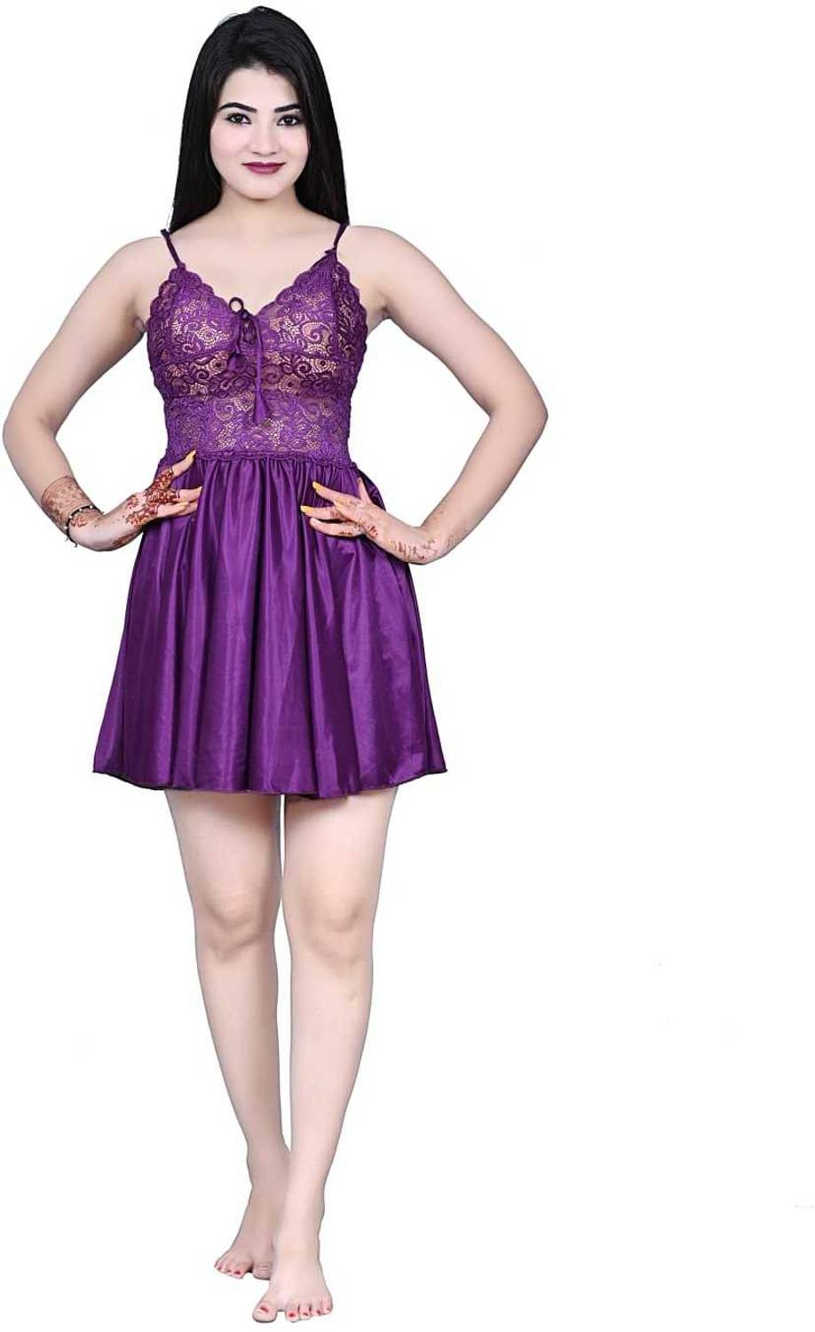 NightyVilla Self Design Babydoll