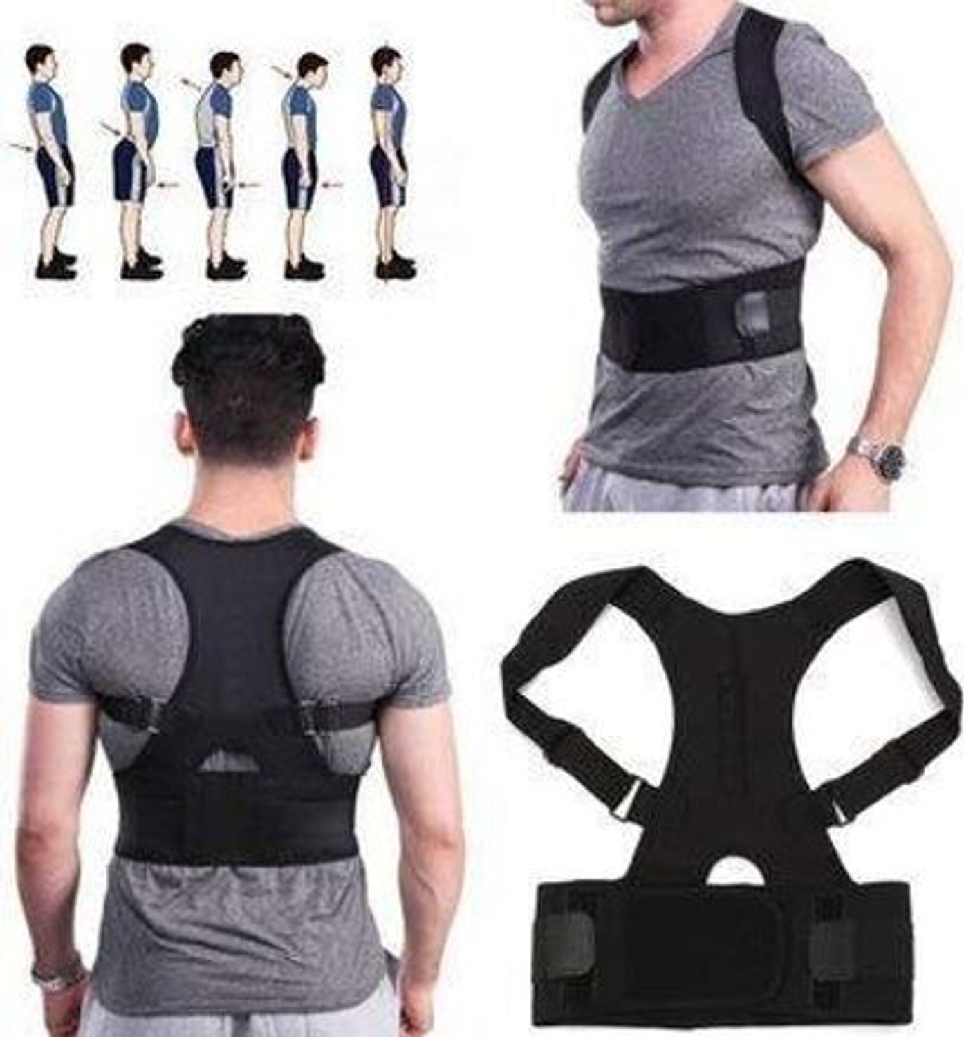 Image of Teleshopping Posture Corrector Belt For Men & Women |Shoulder,Back Support Belt Back and Spine Protector