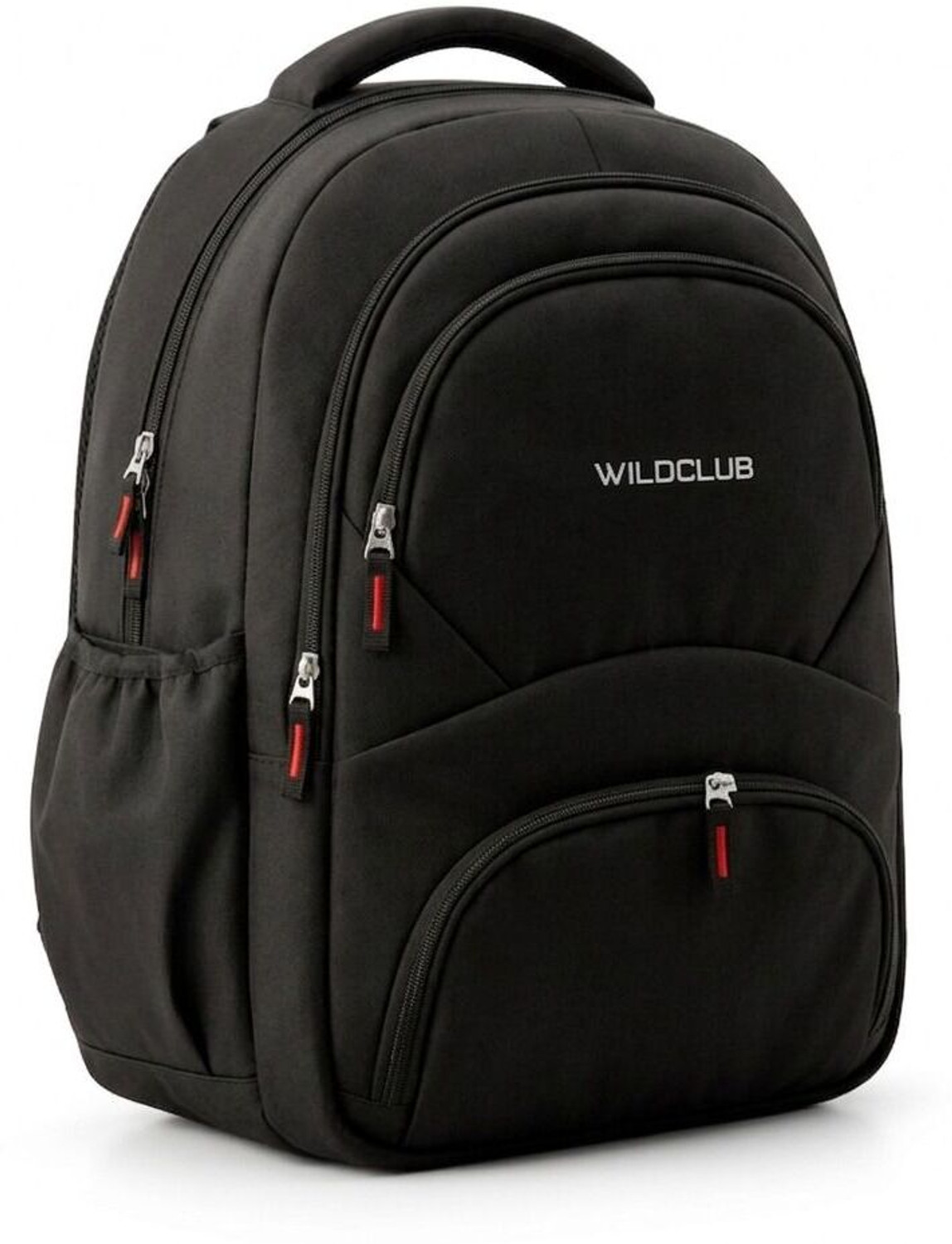 Image of WILDCLUB Stylish Black Unisex Backpack for College, Office and Daily Use 30 L Laptop Backpack