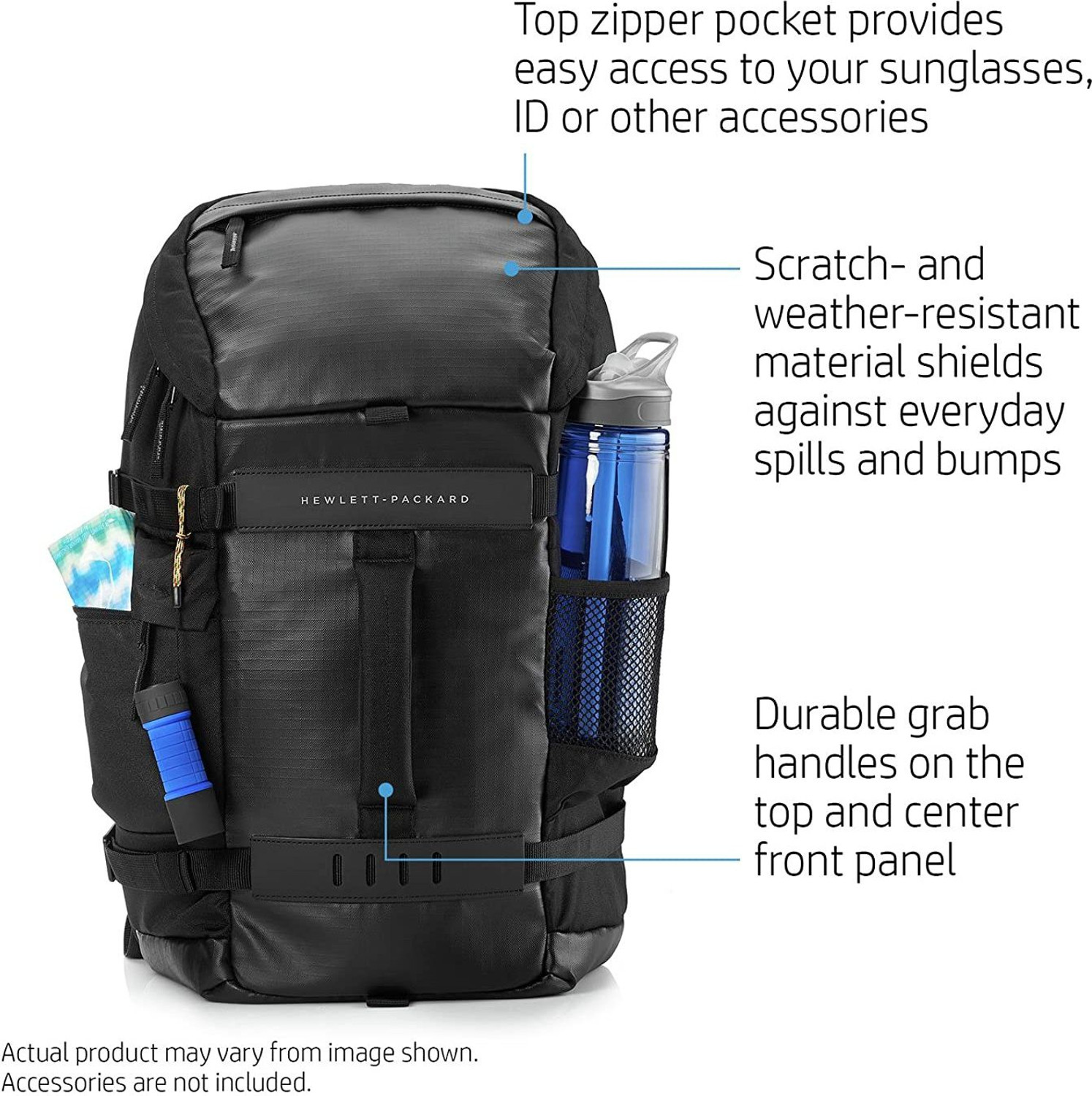 Image of HP 15.6 BLACK Laptop Backpack 15.6 L Laptop Backpack