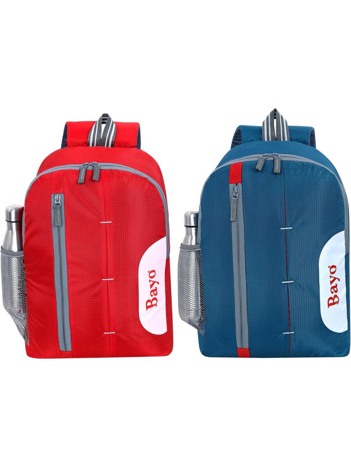 bayo Red Sky Blue 2 pc combo For School Collage Office Tuition & Picnic Backpack 25 L Laptop Backpack
