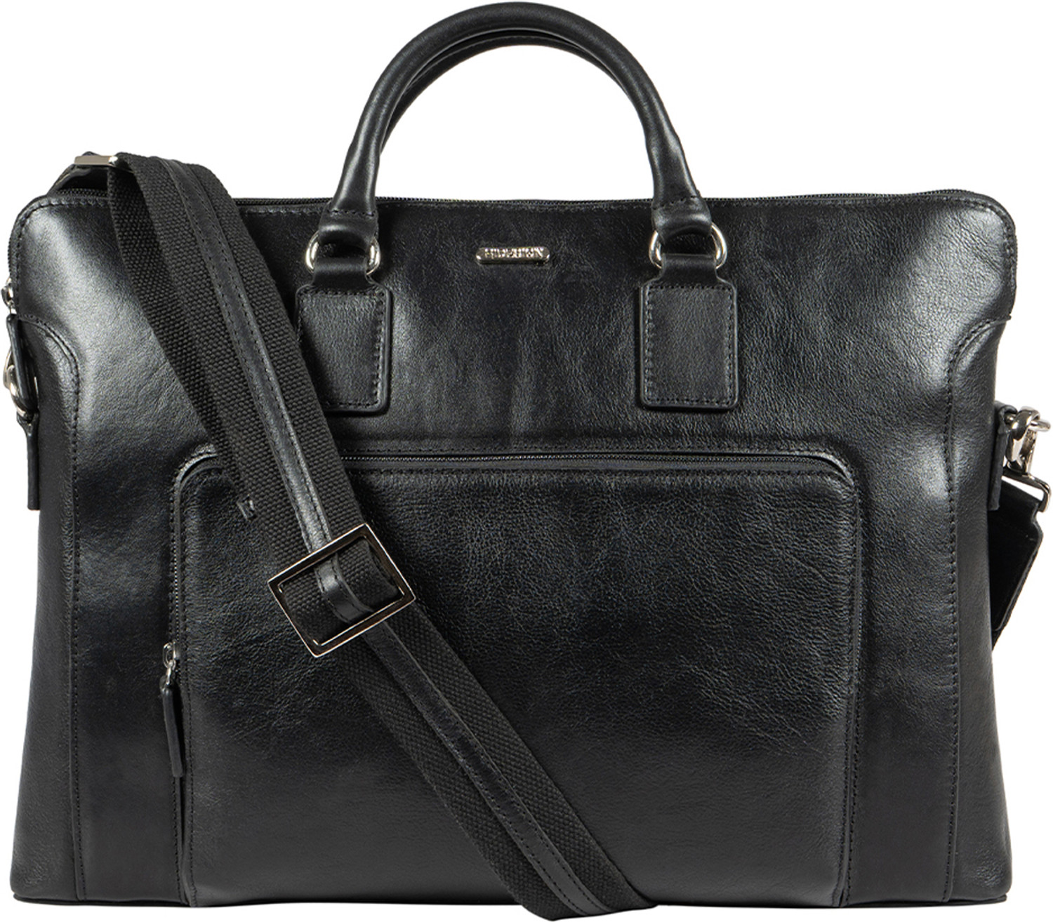 Image of HIDESIGN Men Black Messenger Bag