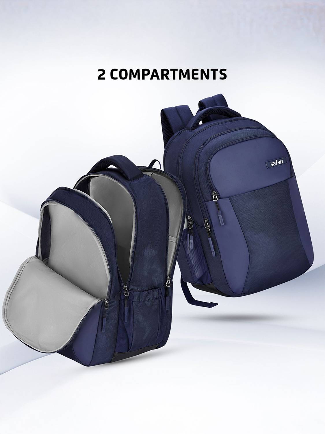 SAFARI Loft 37L Blue Laptop Backpack - Image 2