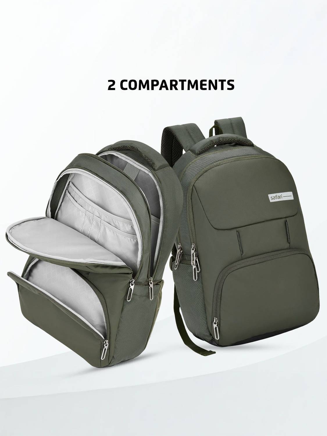SAFARI Bolt 30L Laptop Backpack (Green) - Image 3