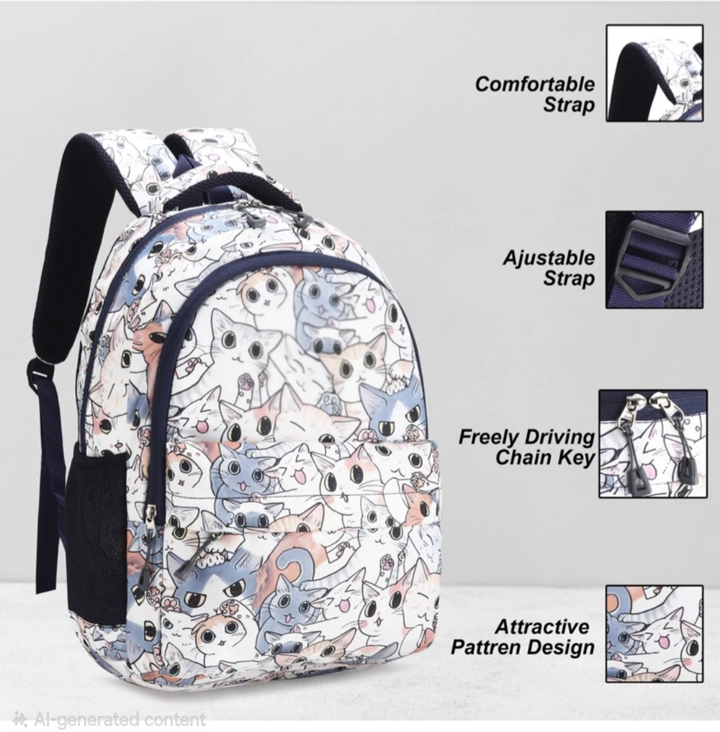 Image of Alison Medium 25 L Laptop Backpack school bag school bags for girls bag for girls (Multicolor)