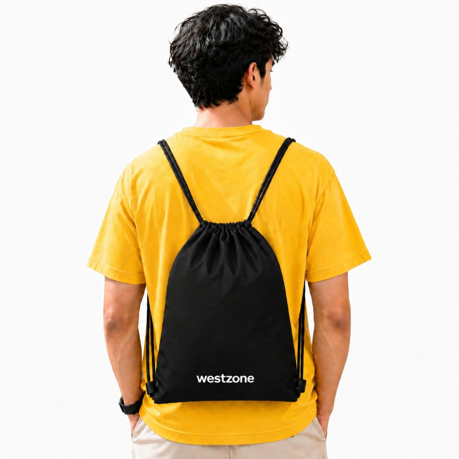 Image of WESTZONE Drawstring Backpack | Gym Sports Travel Bag for Men & Women 11 L Backpack