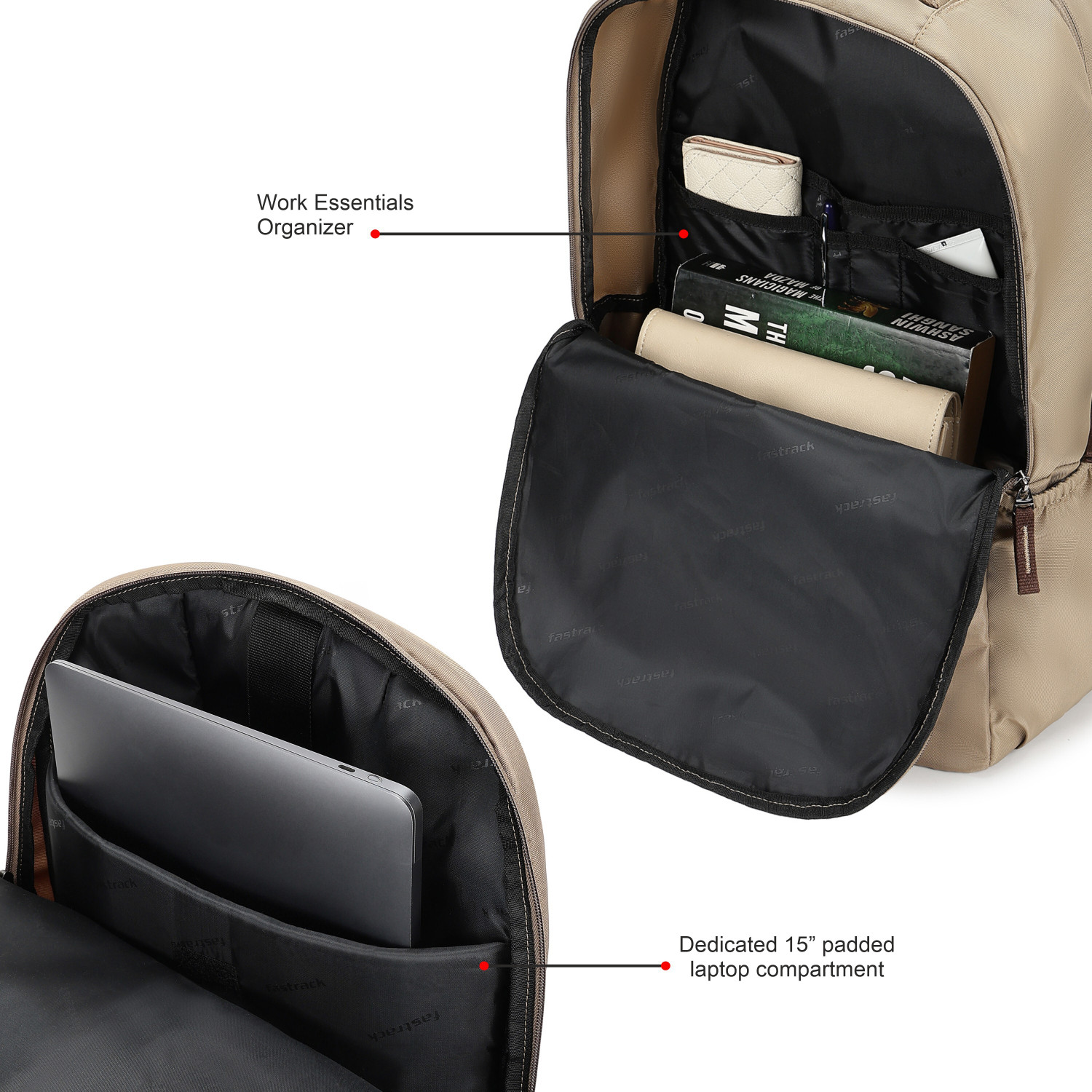 Image of Fastrack Unisex Haulpack Laptop Backpack with 15 inchLaptopSleeve 28 L Laptop Backpack
