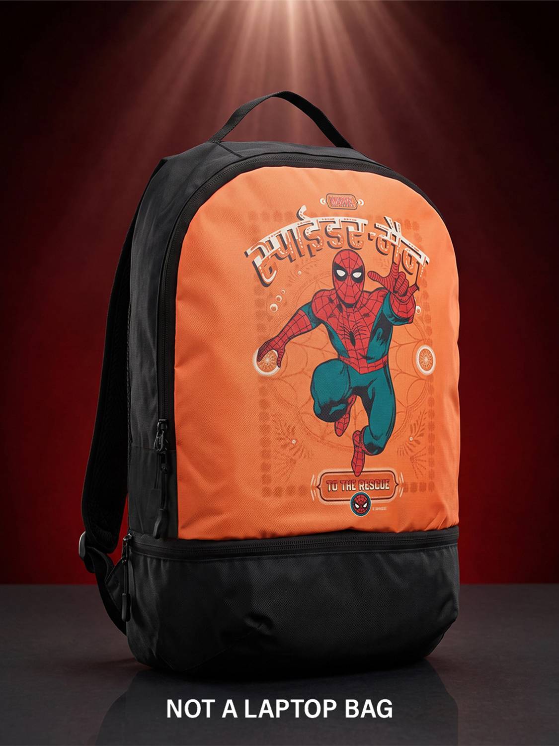 BEWAKOOF Unisex Spiderman -Truck Art Printed 1.8 L Backpack