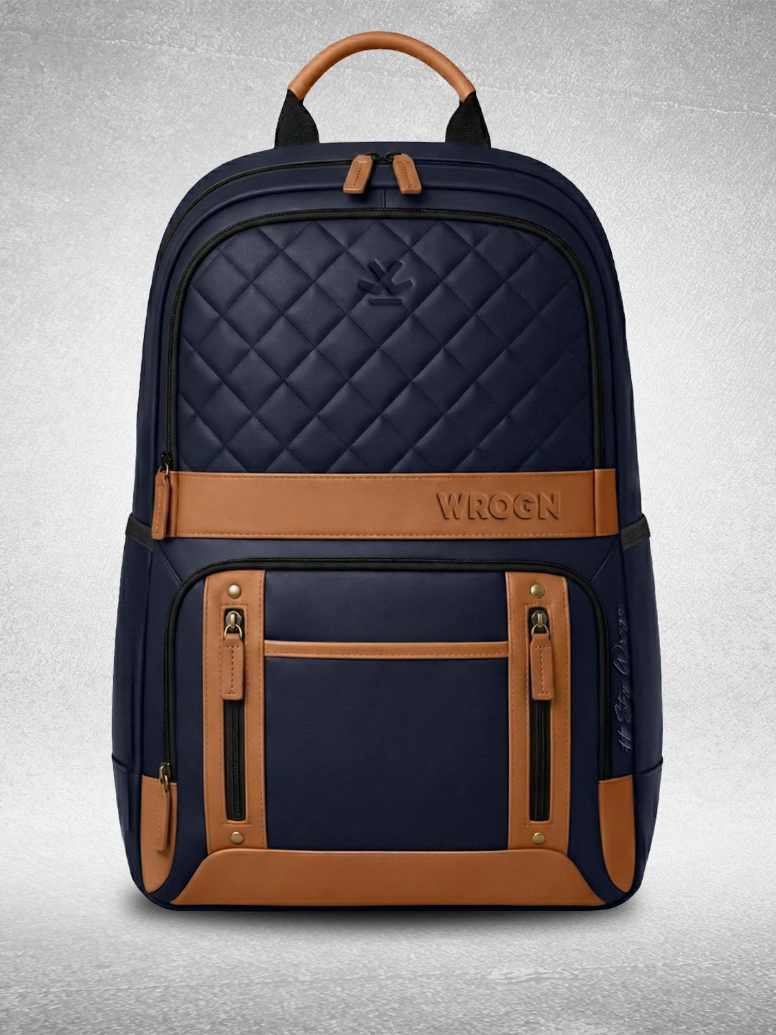 Image of WROGN Unisex Urban Pro Classic Laptop Backpack with Anti Theft Pocket & Rain Cover 40 L Laptop Backpack