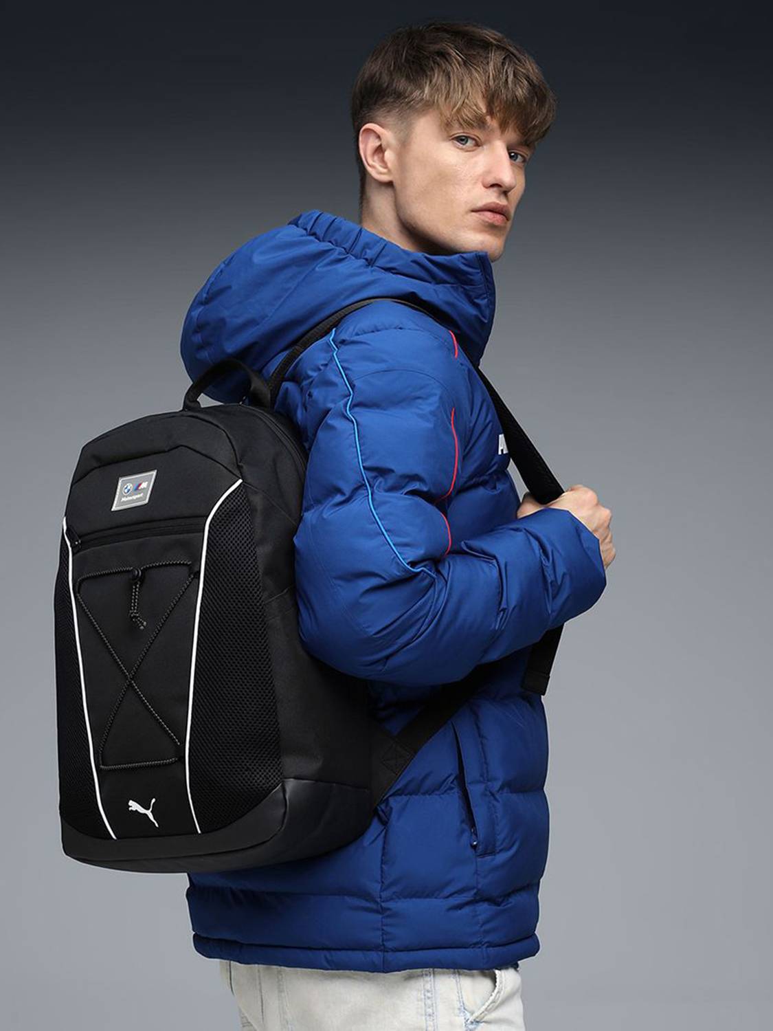 PUMA BMW MMS 22L Black Backpack - Image 2