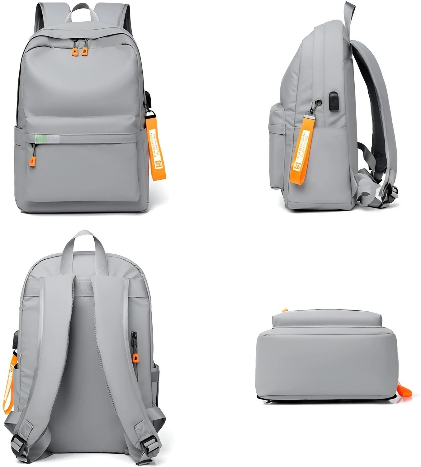 Image of Happykids Backpack For Men & Women,With Charging Port, Bottle Pockets, 22 L Backpack