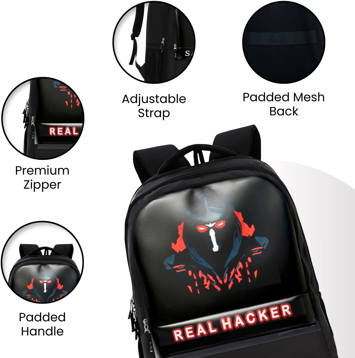 Image of MRSAYON for Men & Women Stylish Real-Hacker printed bag Office, Travel & College 50 L Laptop Backpack