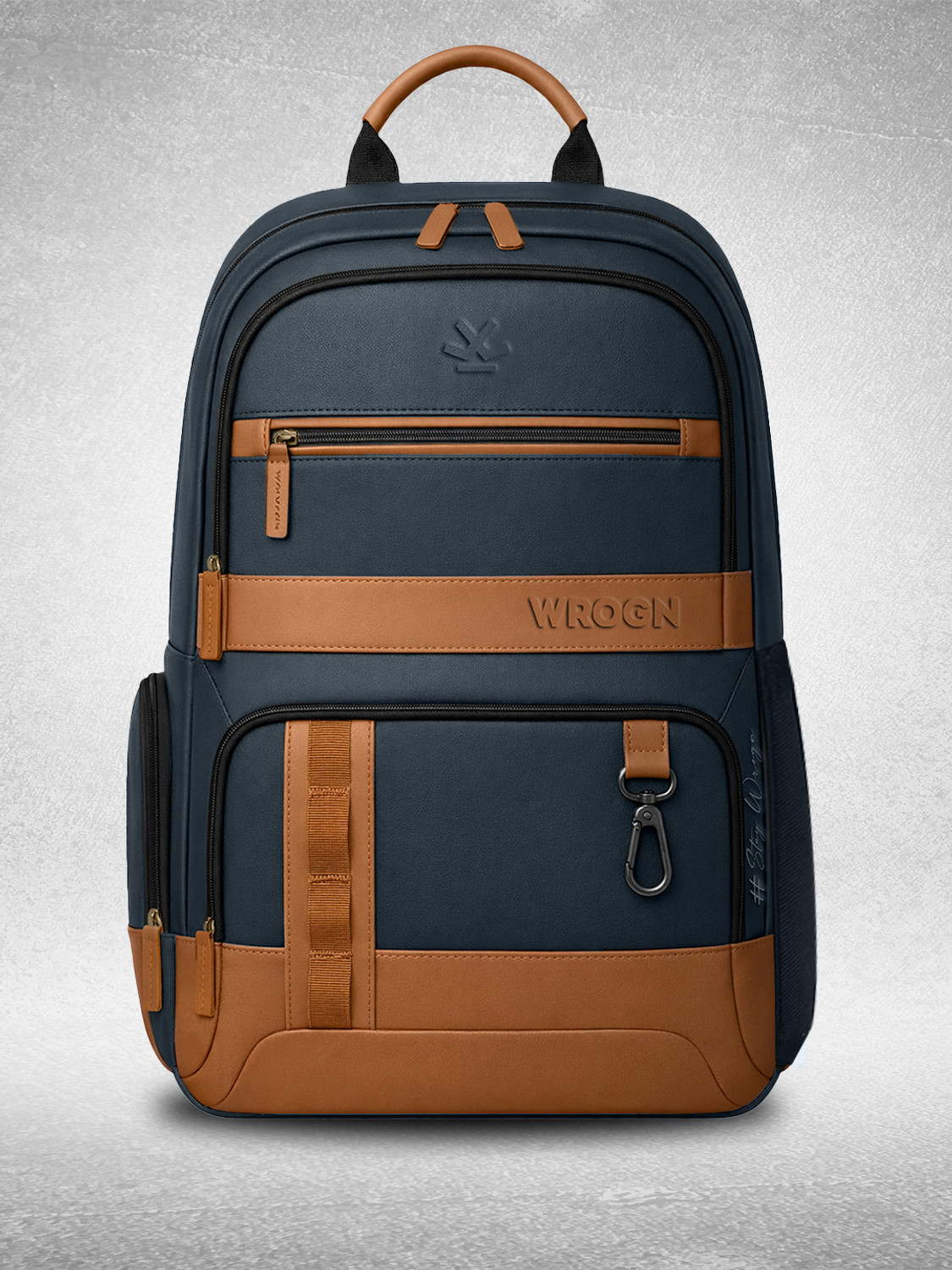 Image of WROGN Unisex Urban Heritage Pro Laptop Backpack with Anti Theft Pocket & Rain Cover 40 L Laptop Backpack