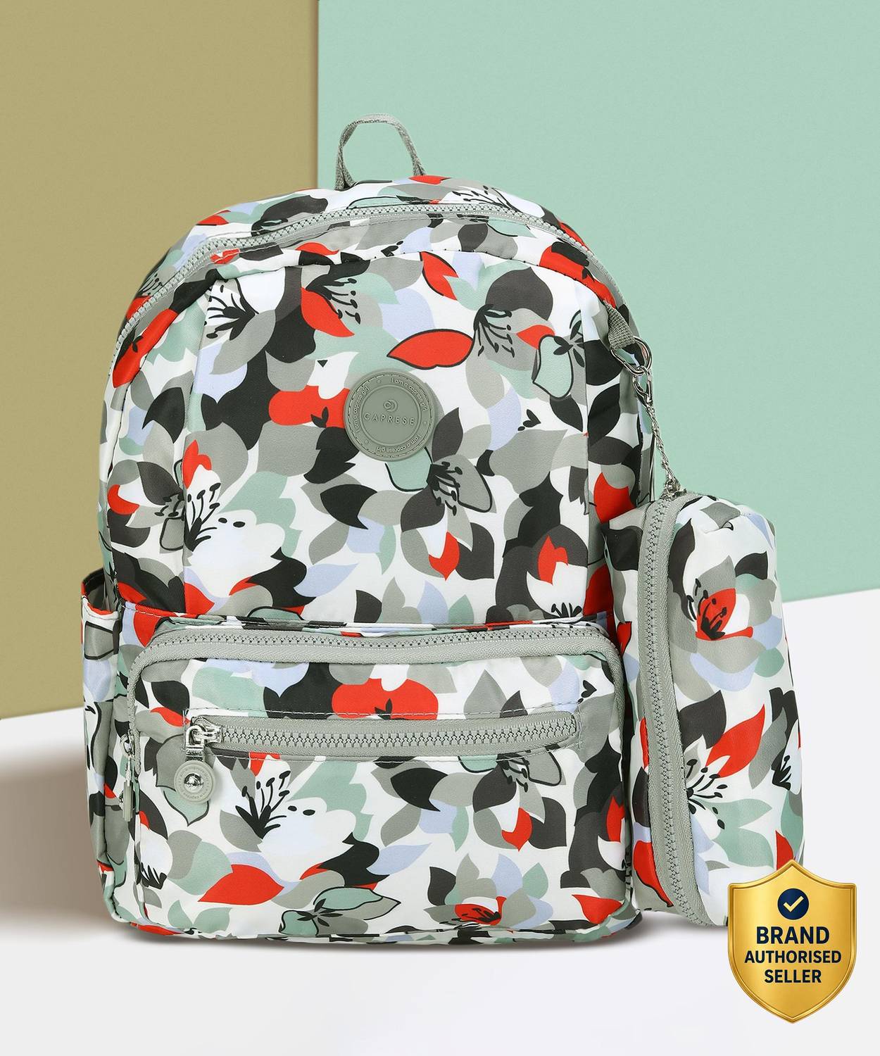 Caprese Myra Backpack Medium Grey 0.161 L Backpack