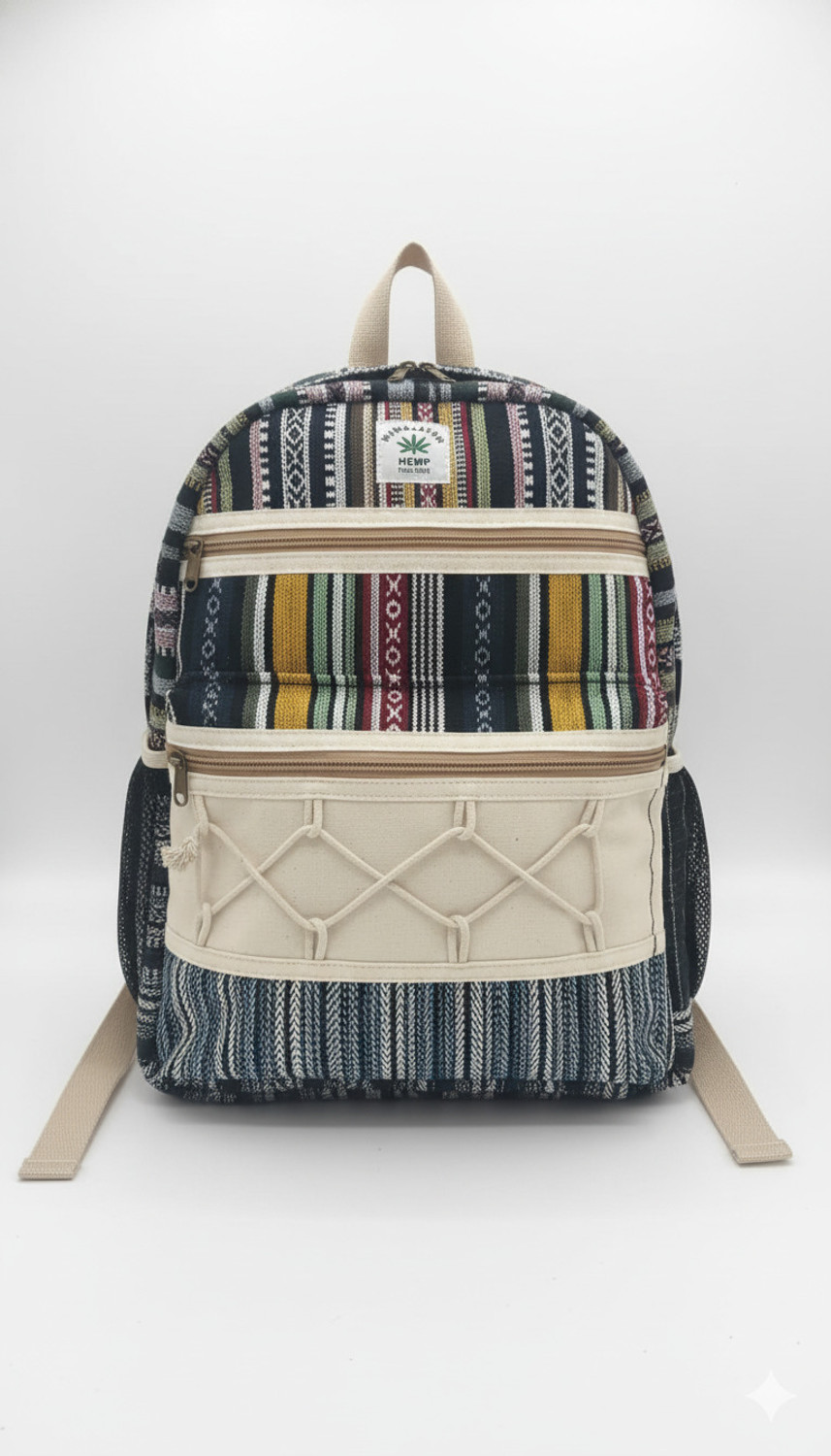 Image of Mars Creation Medium 25 L Laptop Backpack Himalayan Hemp Laptop Bag Backpack /School bag 15 L Laptop Backpack