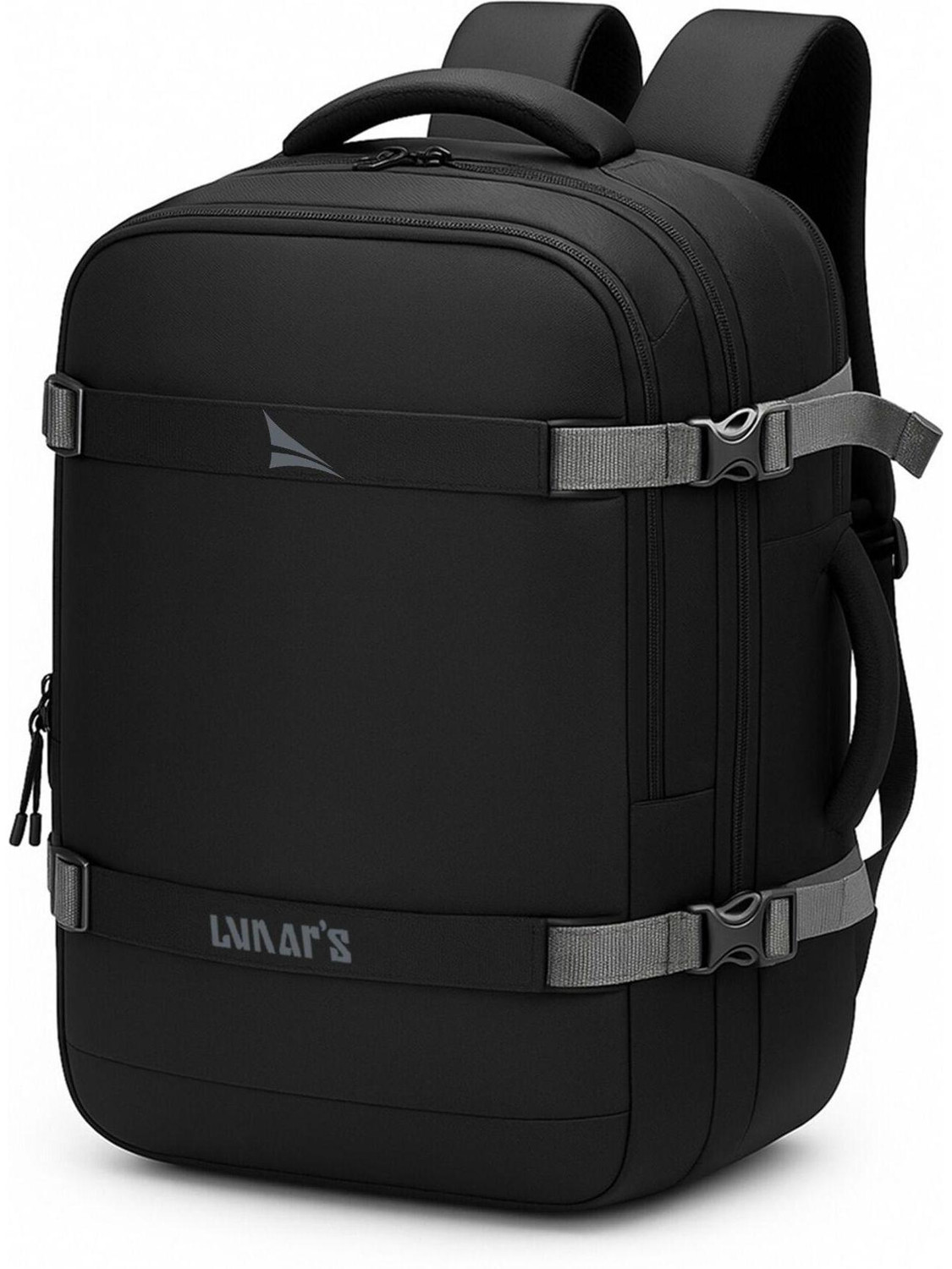 Image of Lunar's Large 45 L Laptop Backpack 45L Laptop Backpack with Anti-Theft Pocket Foam Padded (Black)