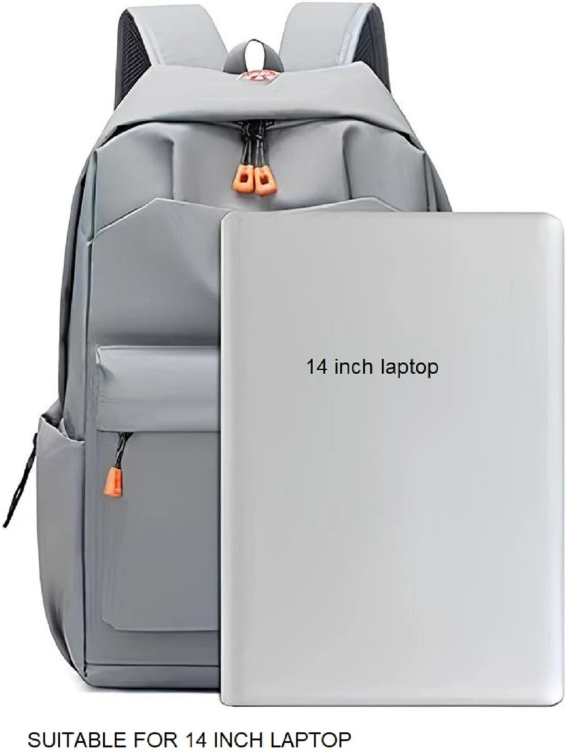 Image of Happykids Backpack For Men & Women,With Charging Port, Bottle Pockets, 22 L Backpack