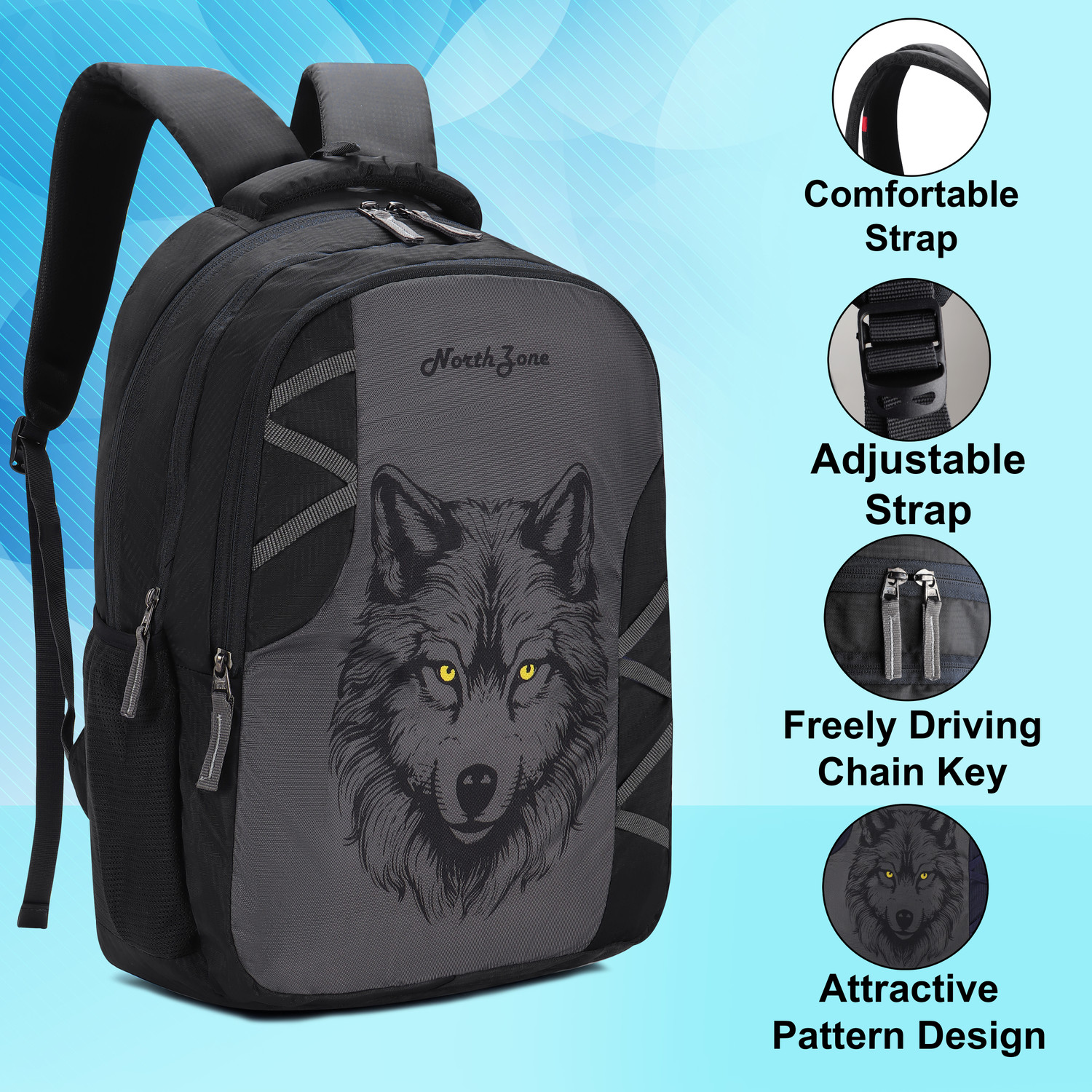 Image of NorthZone Buy Stylish Casual Backpack /Office Bag for 15.6-inch Laptop | Durable & Spacious 30 L Laptop Backpack