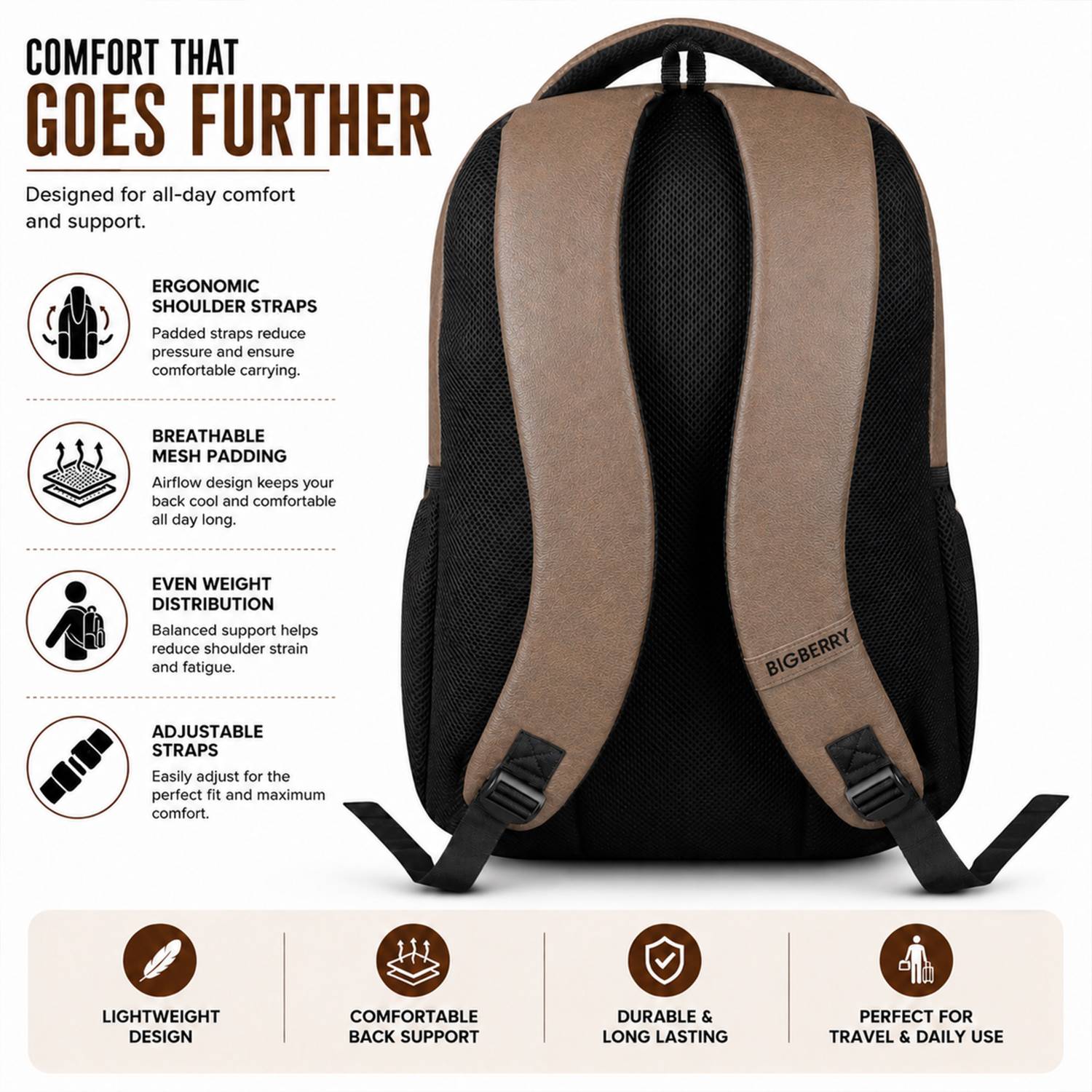 BIGBERRY NEWAGE 28 Ltrs Backpack - Image 4