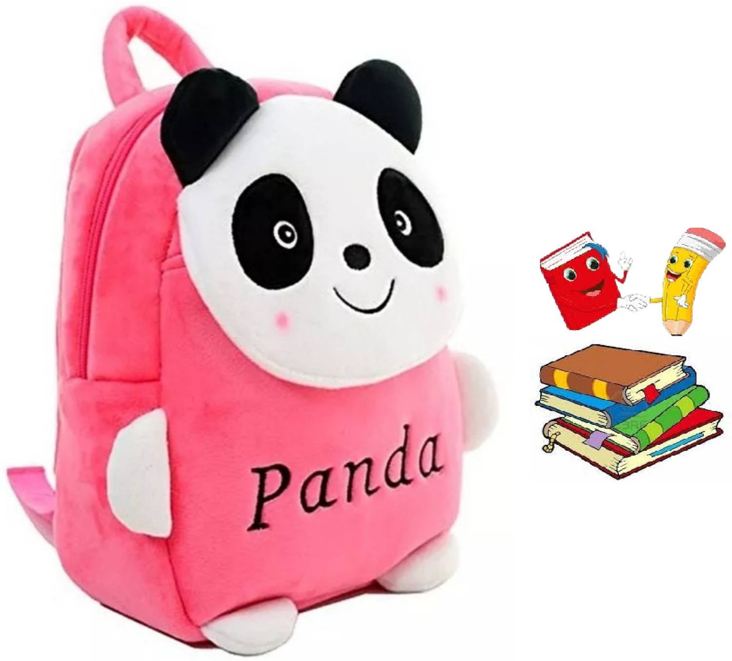 Bluemoon Old Panda Pink Bag For Children'S /Girl/Baby/ School Bag For Kids(Age 2To6 Year) 10 L Backpack