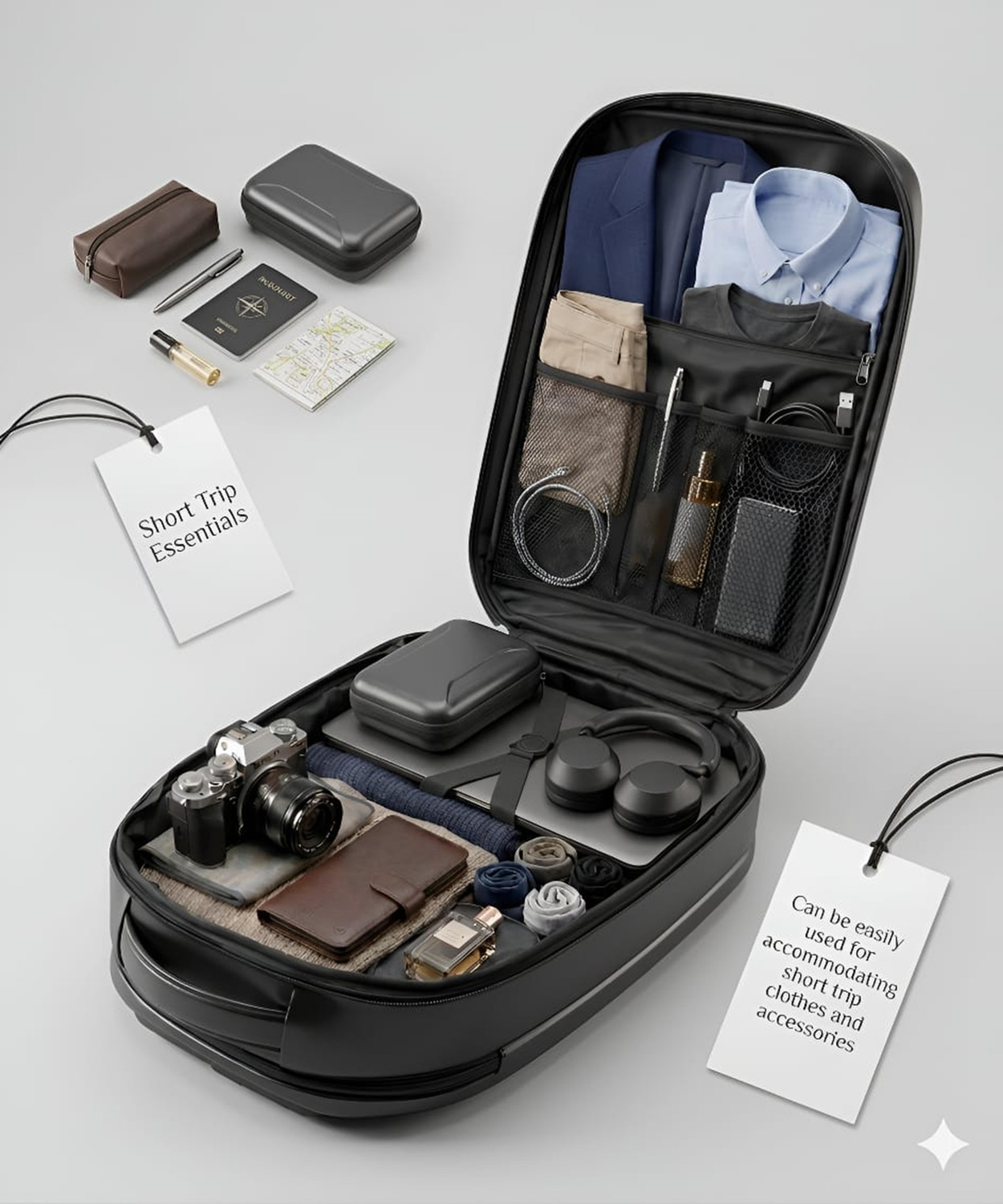 Image of Emperor Anti-theft Laptop Backpack with USB Charging Port Business and Travel Bag 34 L Laptop Backpack