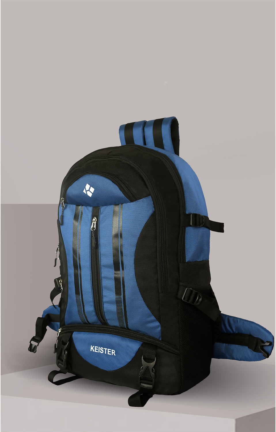 Image of KEISTER Travel Bag For Men&Women|For Trekking&Hiking |Tourist Bag |Rucksack |Rain Cover 60 L Backpack