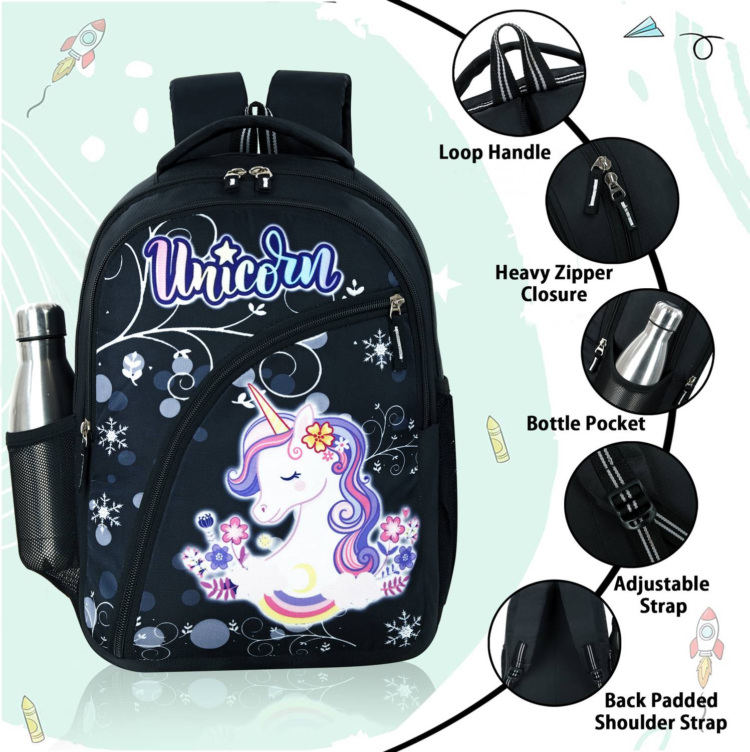 Pacific Sea Kids 22L School Bag - Image 2