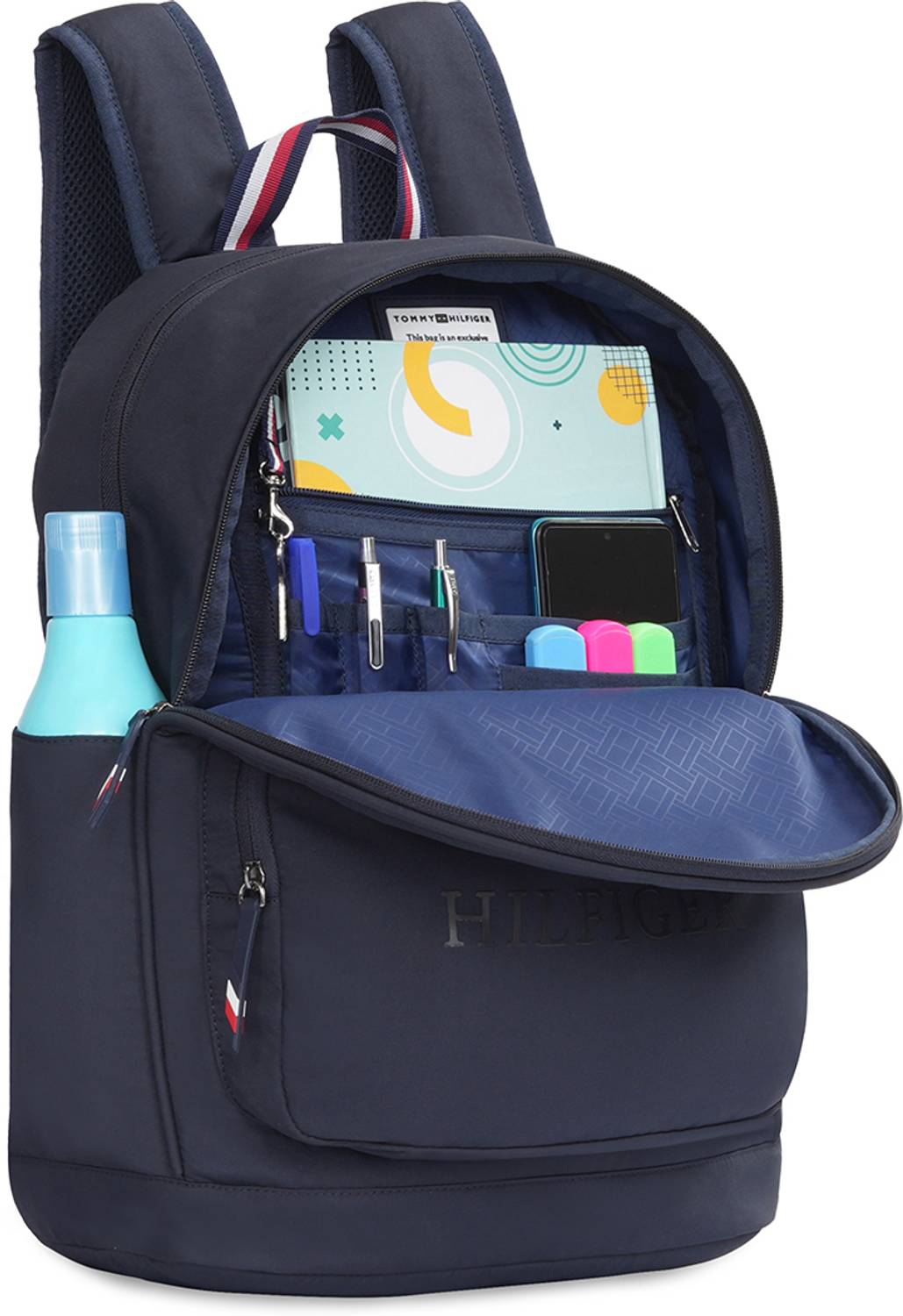 TOMMY HILFIGER Cherokee 20L Blue Laptop Backpack - Image 4
