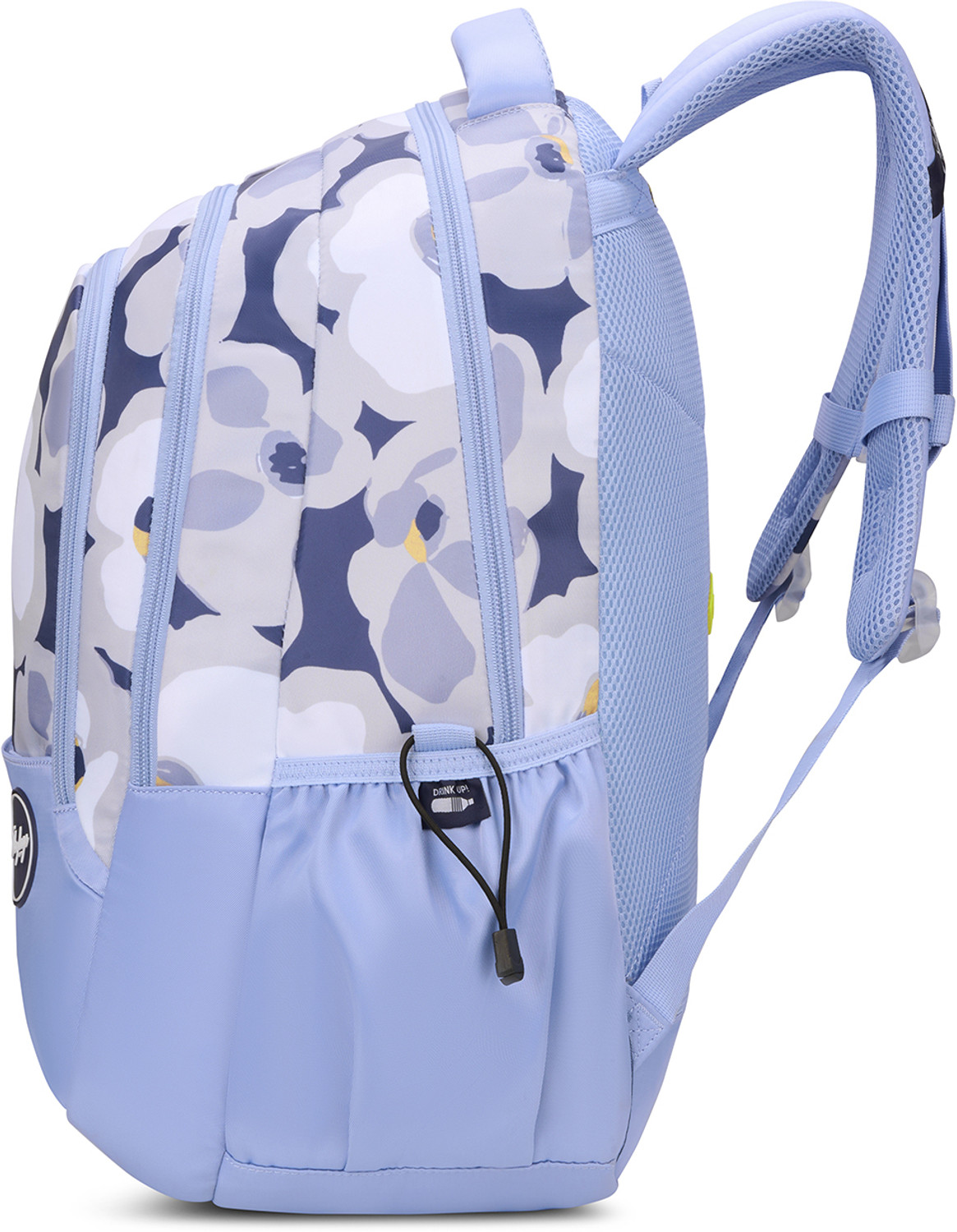 Image of SKYBAGS Stella School Backpack for Girls with 3 Compartments & Detachable Happy Pouch 37 L Backpack