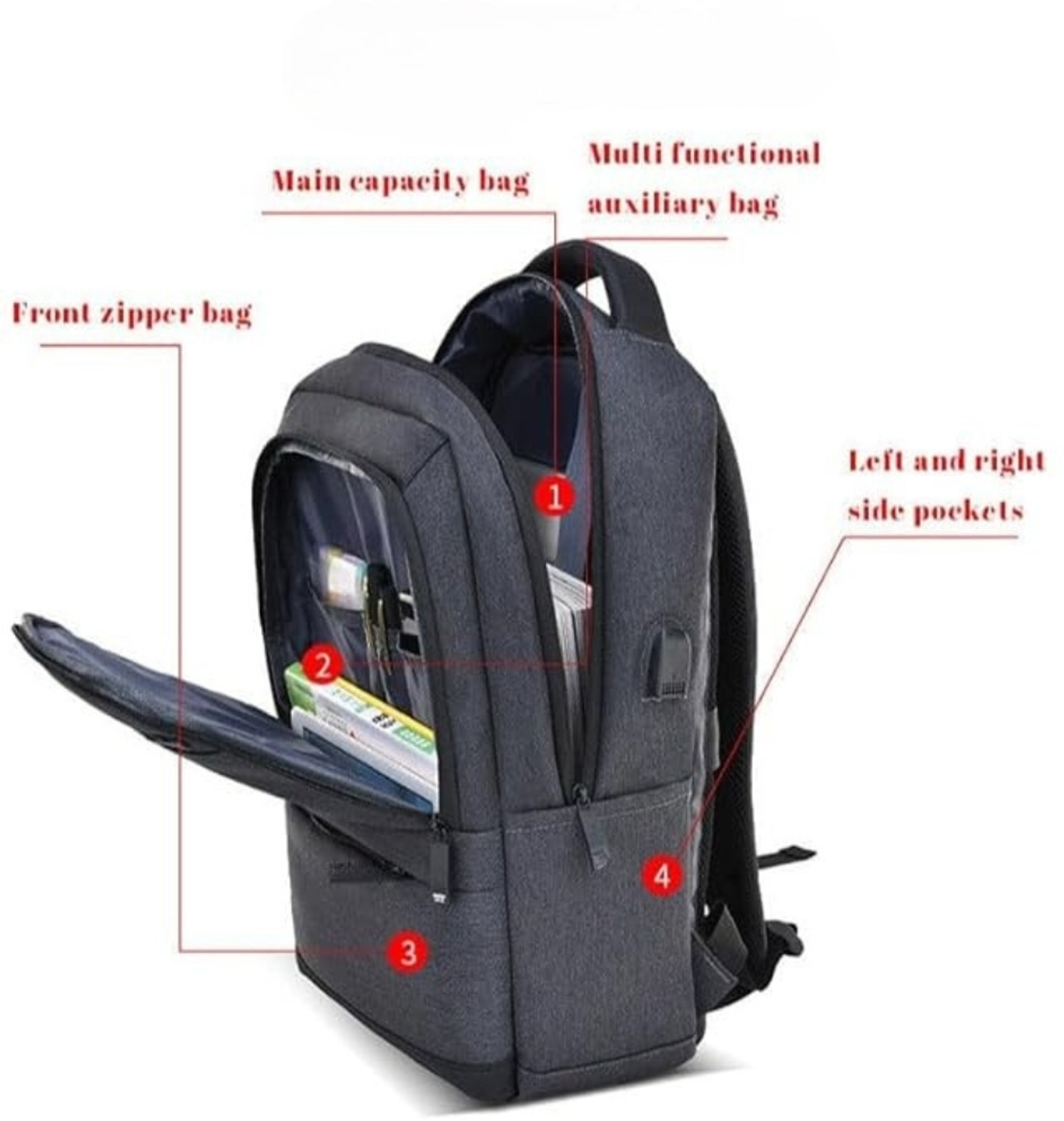 Image of PROVOGUE backpack school bag laptop bag office college travel backpack(S-19*13) 30 L Backpack