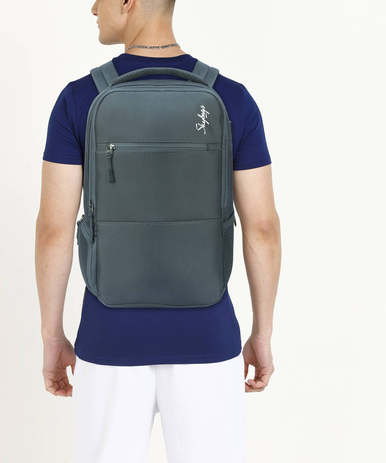 SKYBAGS Biz 17L Laptop Backpack Gray - Image 2
